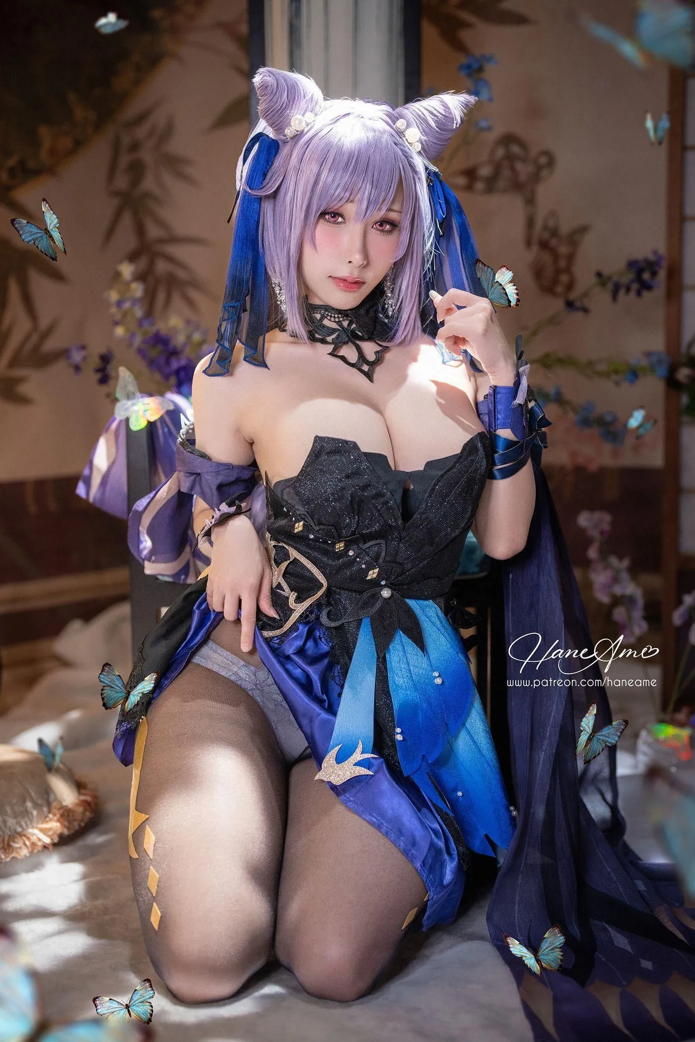 雨波_HaneAme – NO.186 2023年03月新品订阅(4套 视频)-GenshinImpact_刻晴 [38P]插图4