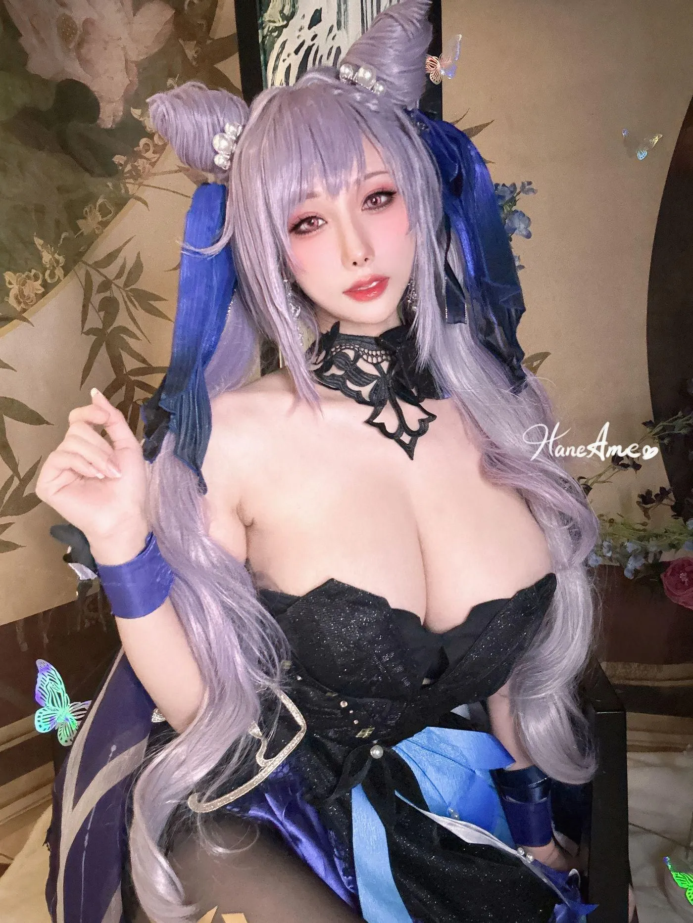 雨波_HaneAme – NO.186 2023年03月新品订阅(4套 视频)-GenshinImpact_刻晴 [38P]插图