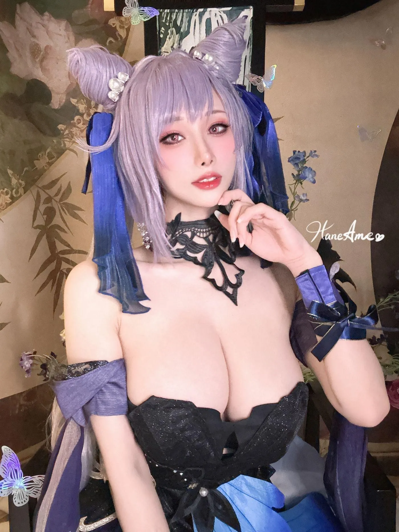 雨波_HaneAme – NO.186 2023年03月新品订阅(4套 视频)-GenshinImpact_刻晴 [38P]插图1