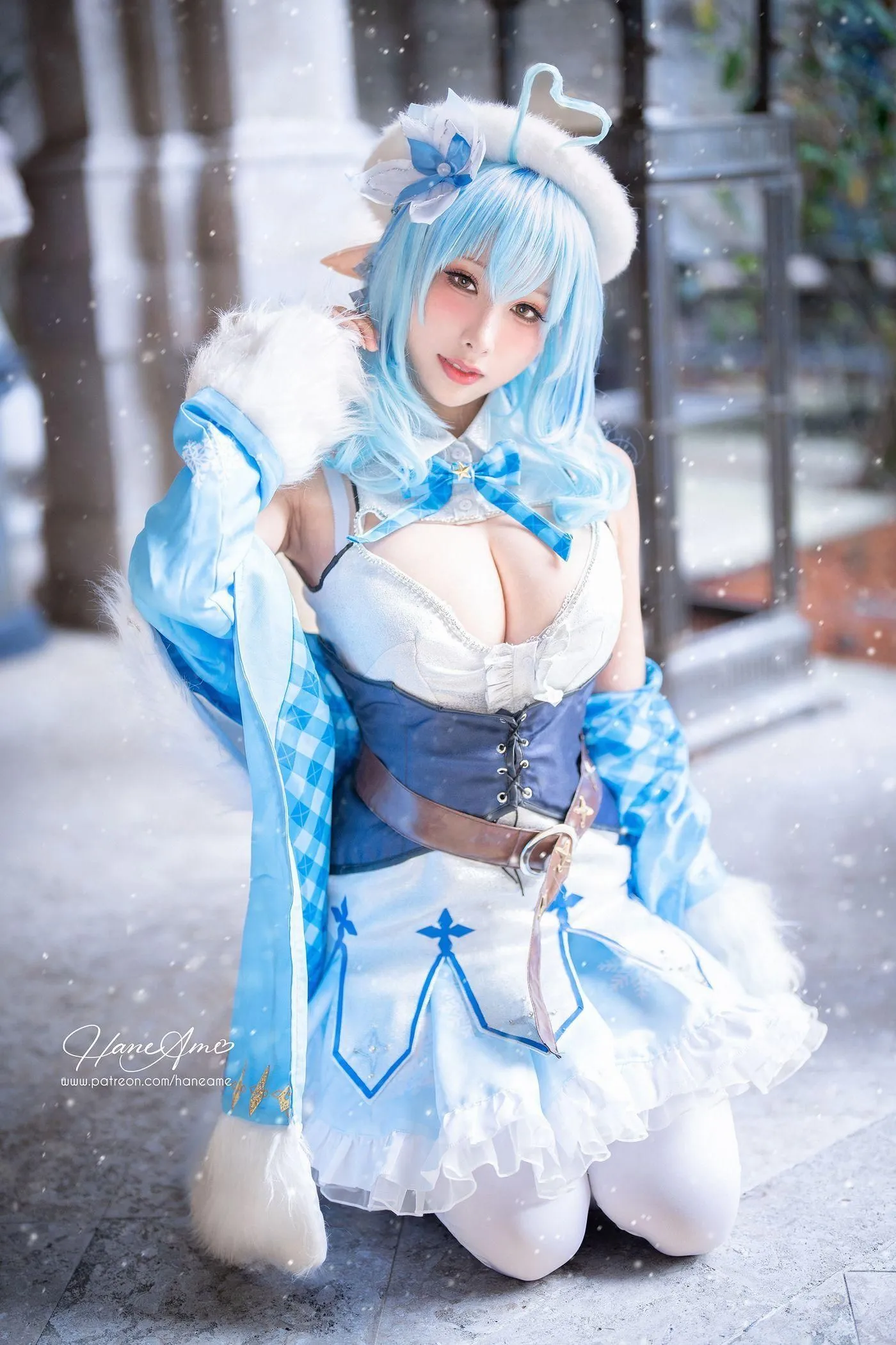 雨波_HaneAme – NO.188 2022年12月订阅(4套 视频)-Hololive Yukihana Lamy [47P]插图4