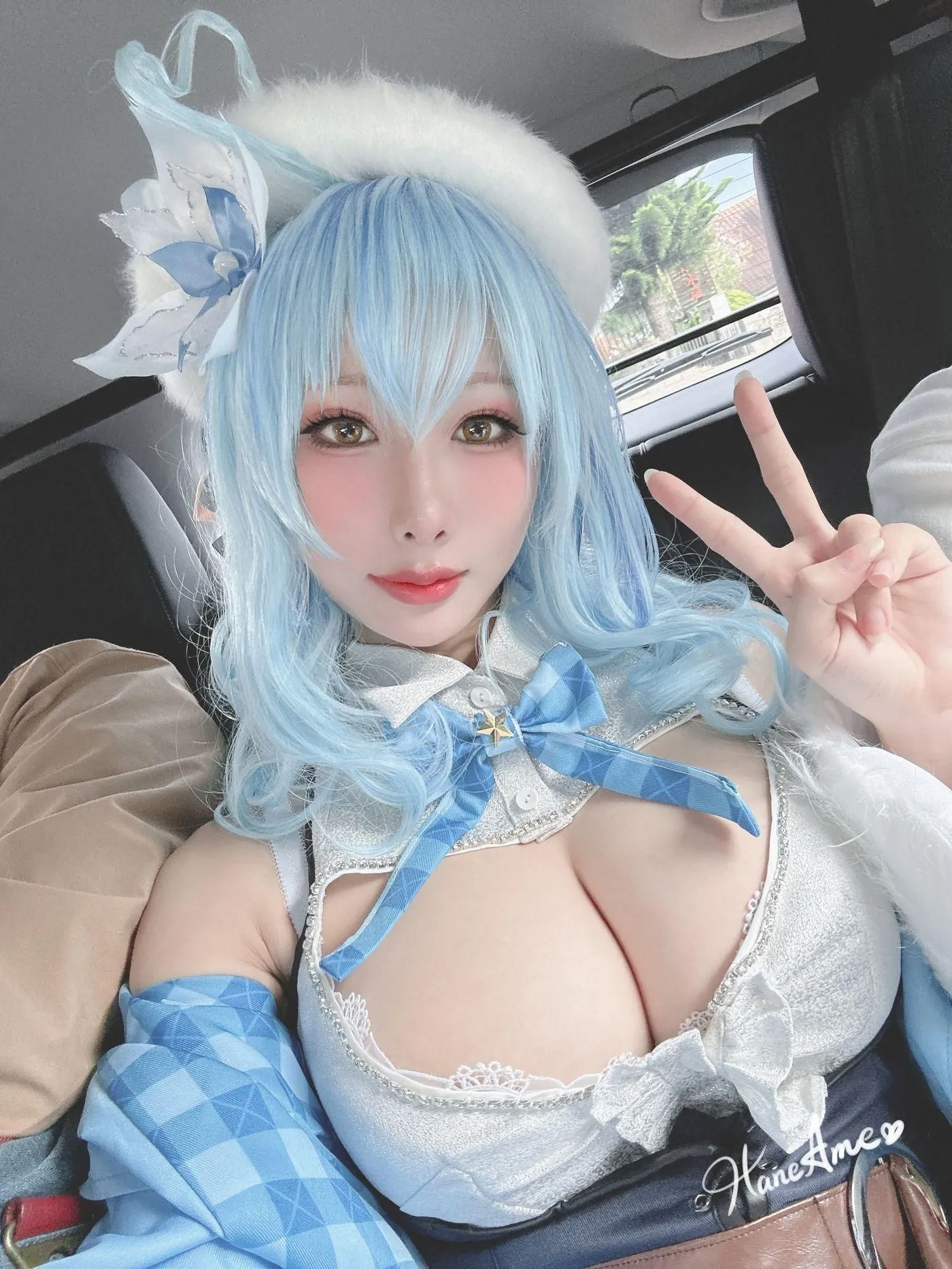 雨波_HaneAme – NO.188 2022年12月订阅(4套 视频)-Hololive Yukihana Lamy [47P]插图9