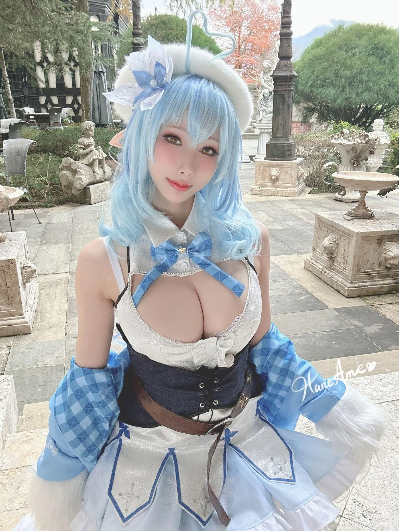 雨波_HaneAme – NO.188 2022年12月订阅(4套 视频)-Hololive Yukihana Lamy [47P]插图9