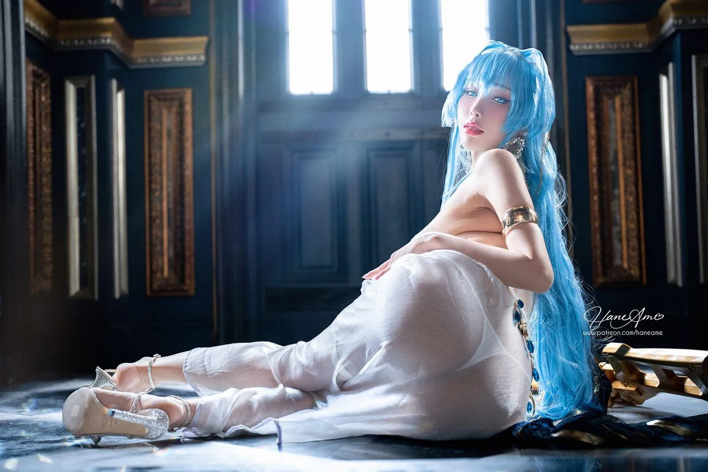 雨波_HaneAme – NO.188 2022年12月订阅(4套 视频)-Nikke Helm Gown [31P]插图6