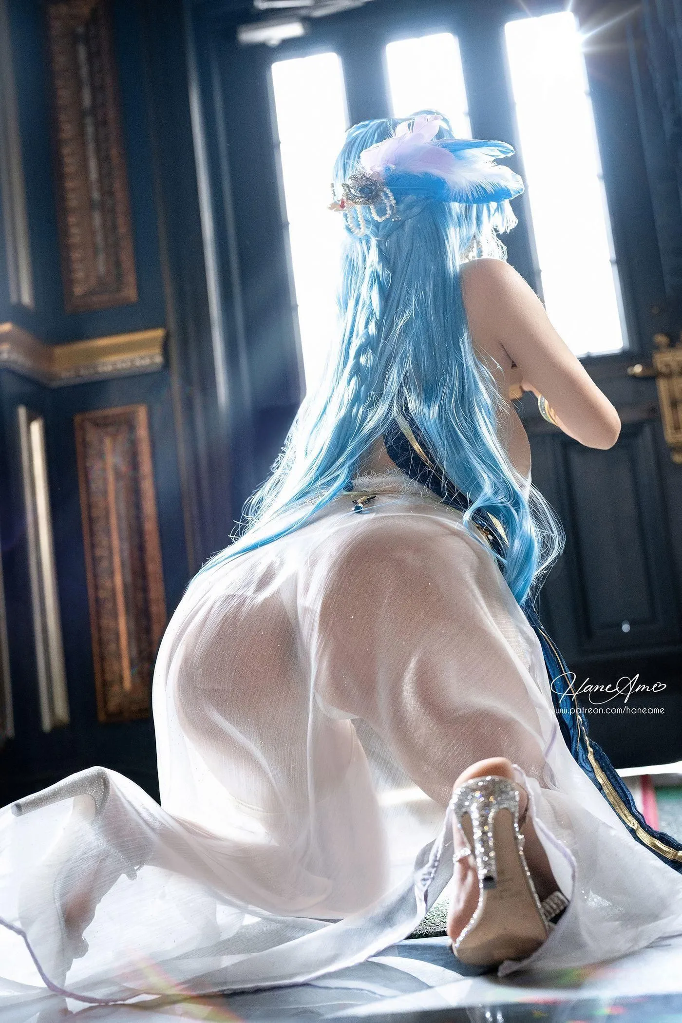 雨波_HaneAme – NO.188 2022年12月订阅(4套 视频)-Nikke Helm Gown [31P]插图9