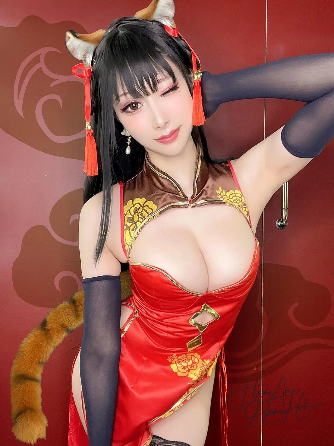 雨波_HaneAme 2月等級1_虎年旗袍 [27P]插图4