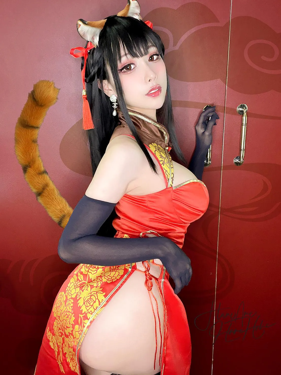 雨波_HaneAme 2月等級1_虎年旗袍 [27P]插图8