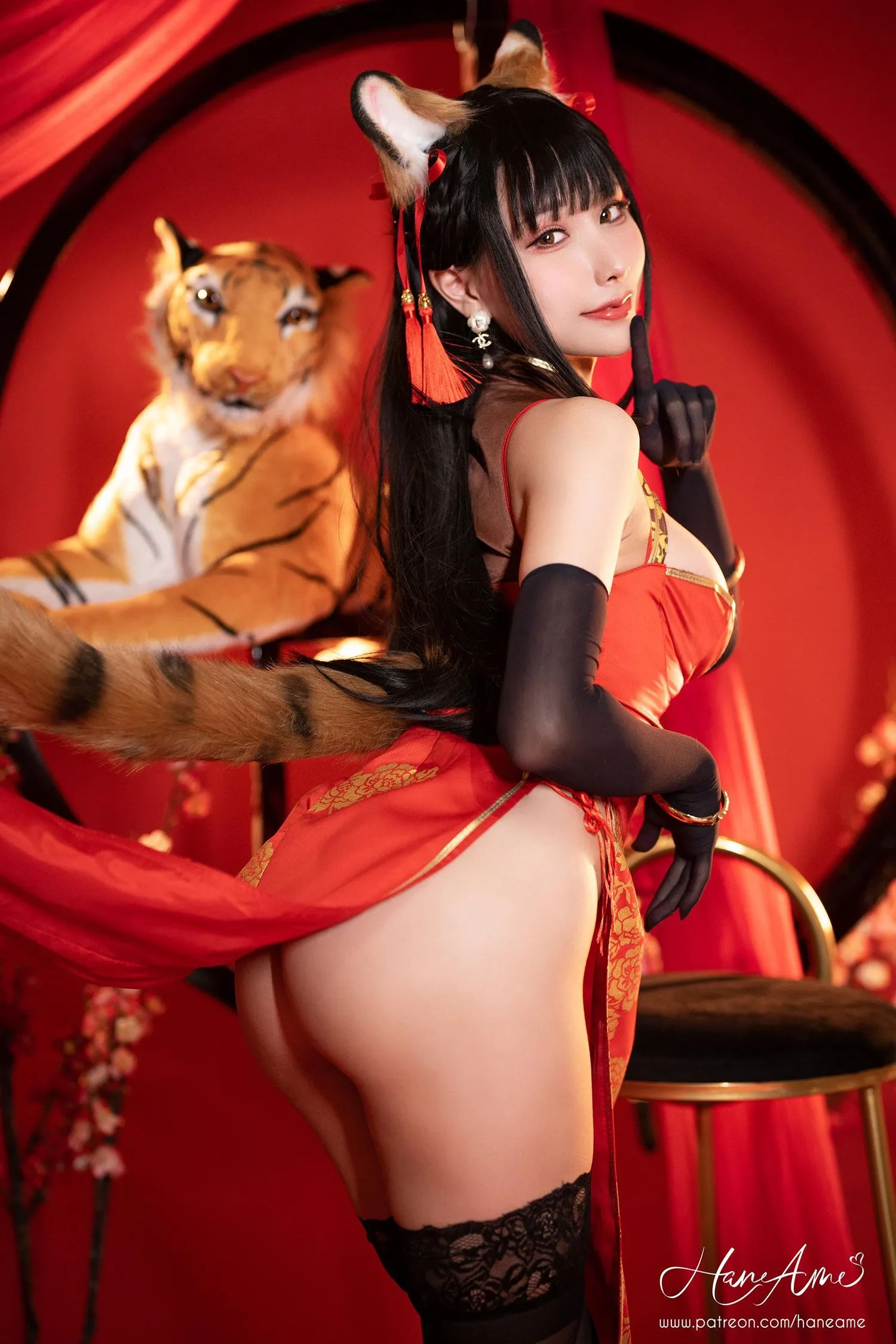 雨波_HaneAme 2月等級1_虎年旗袍 [27P]插图
