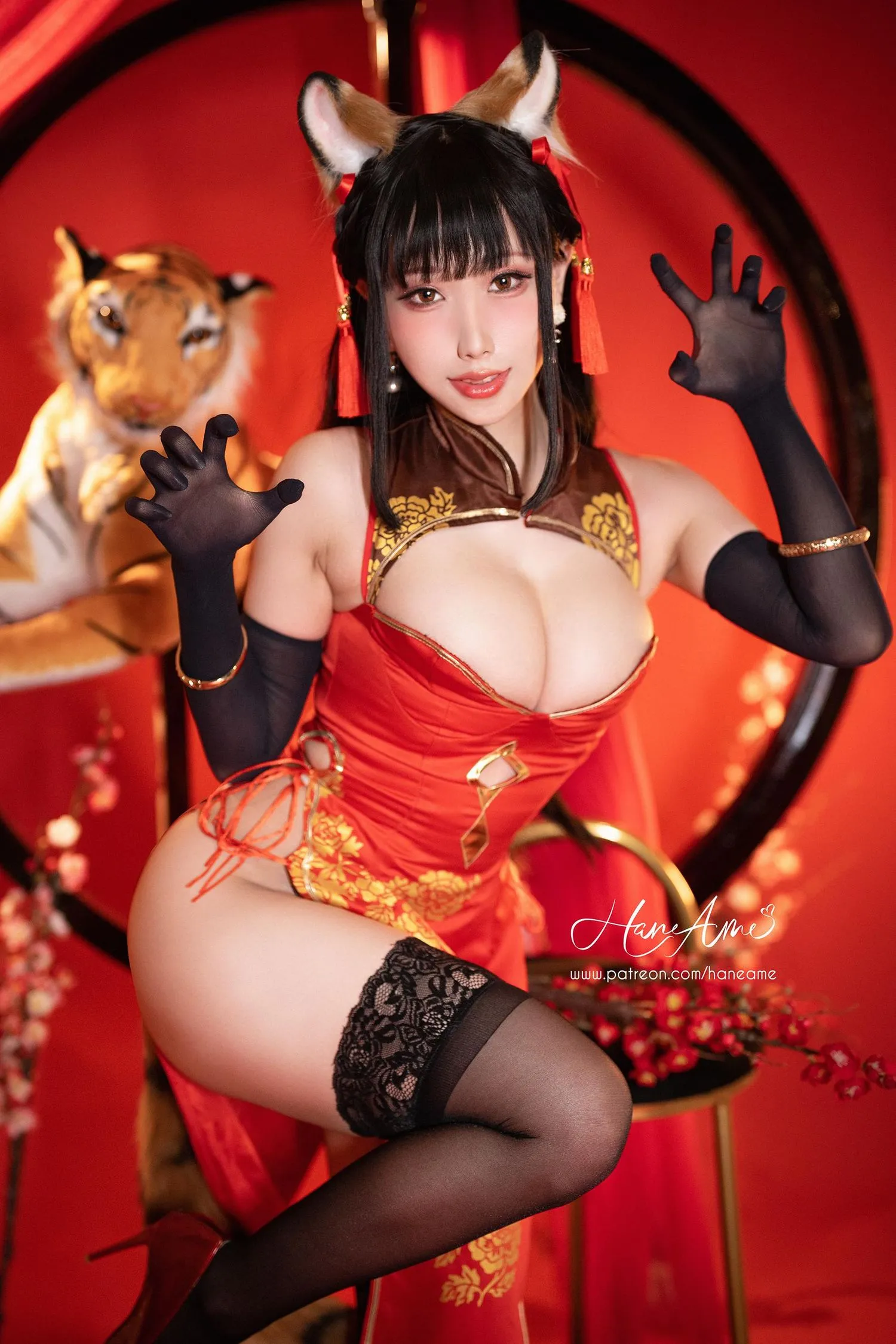 雨波_HaneAme 2月等級1_虎年旗袍 [27P]插图2