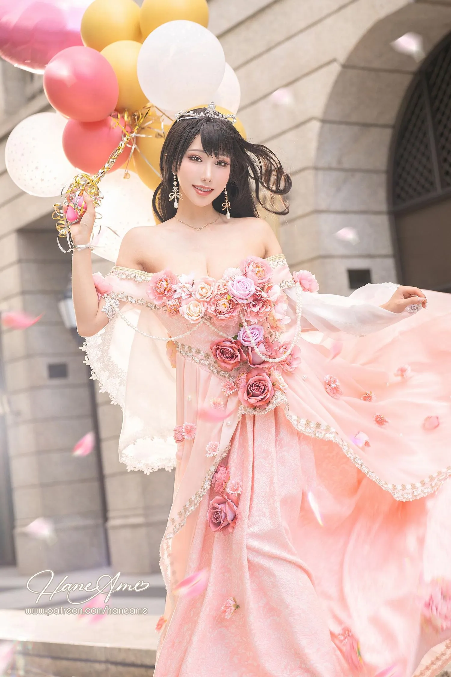 雨波_HaneAme 2022年10月新品订阅 (4套 视频) -10月生日禮服 [13P]插图9