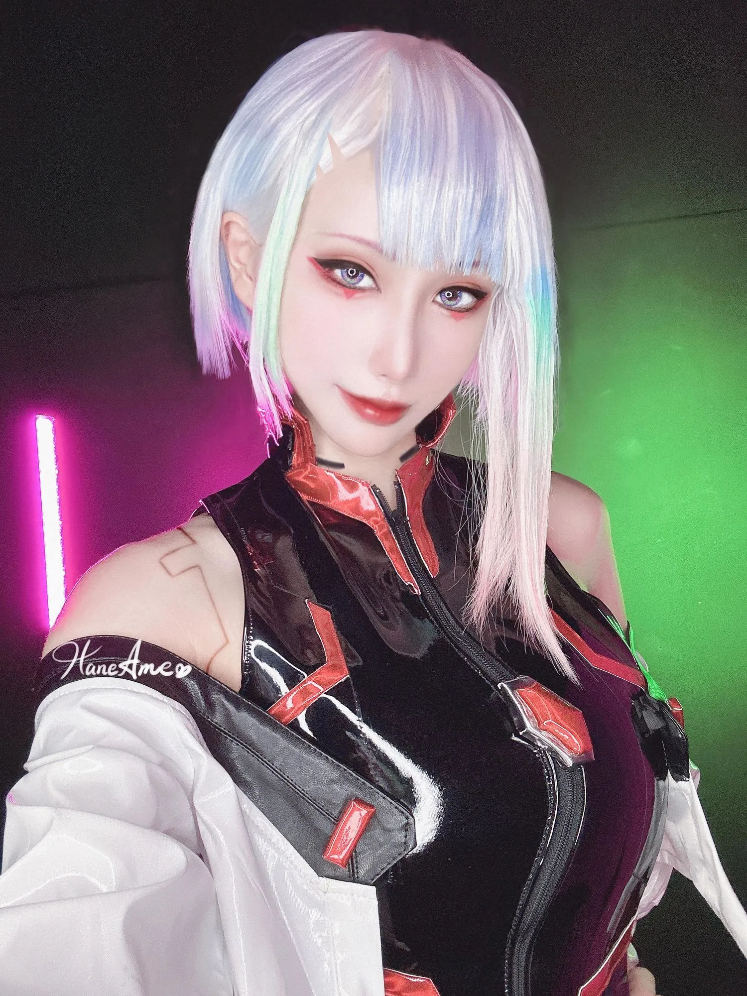 雨波_HaneAme 2022年10月新品订阅 (4套 视频) -Cyberpunk _ Lucy [28P]插图8
