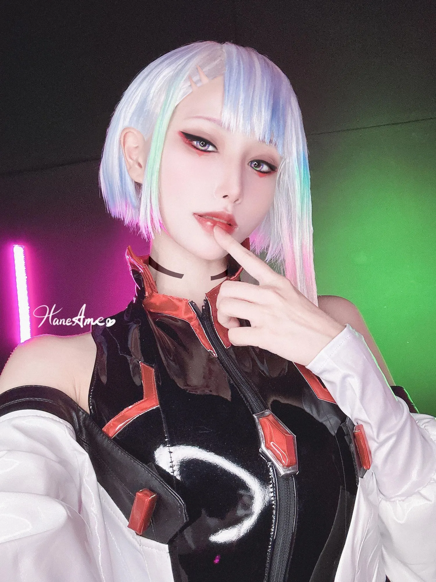 雨波_HaneAme 2022年10月新品订阅 (4套 视频) -Cyberpunk _ Lucy [28P]插图9