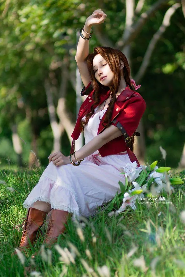 雨波_HaneAme Aerith(最終幻想-愛麗絲) [13P]插图1