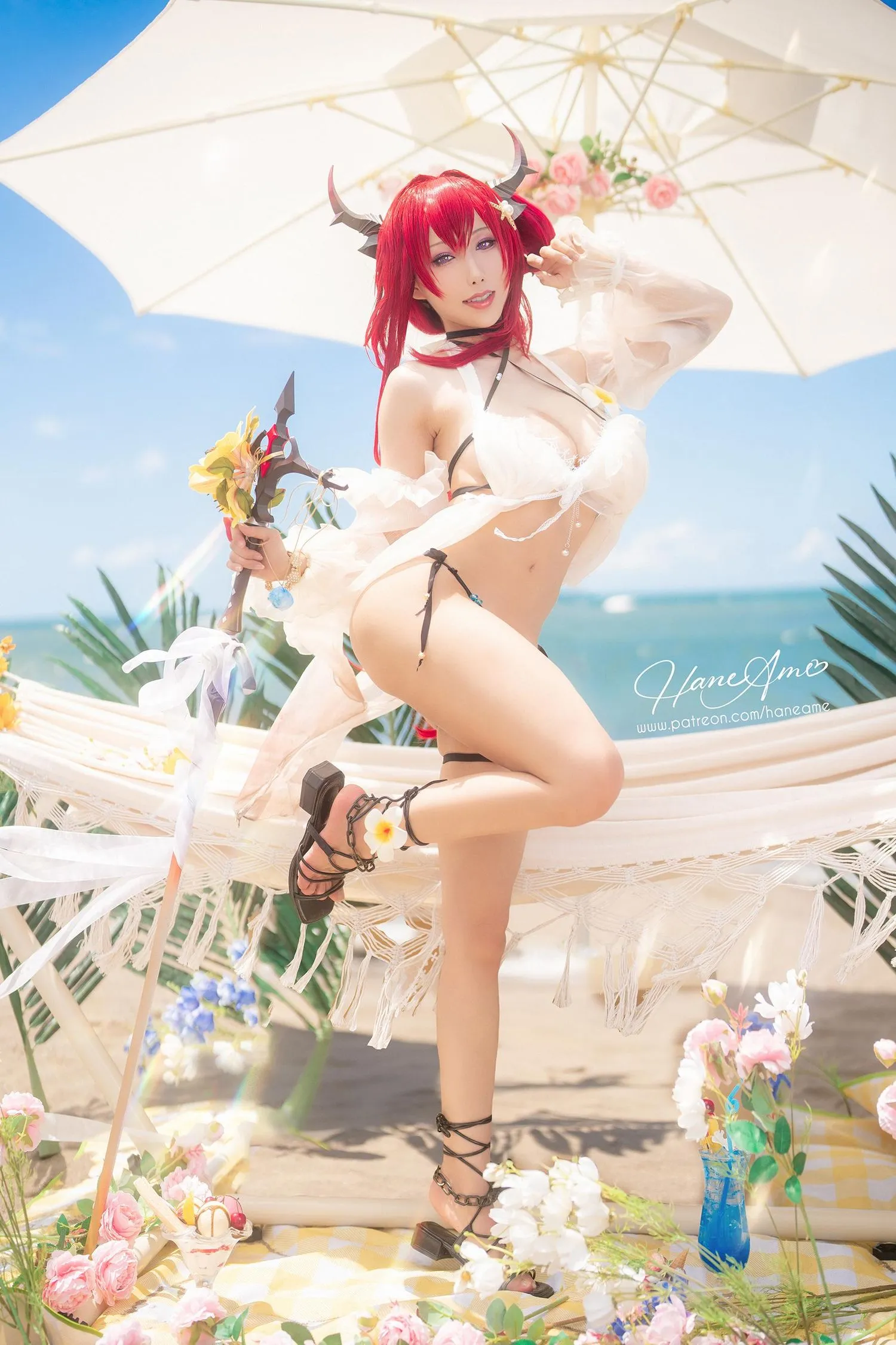雨波_HaneAme Arknights_Surtr_官方泳裝 [38P]插图5