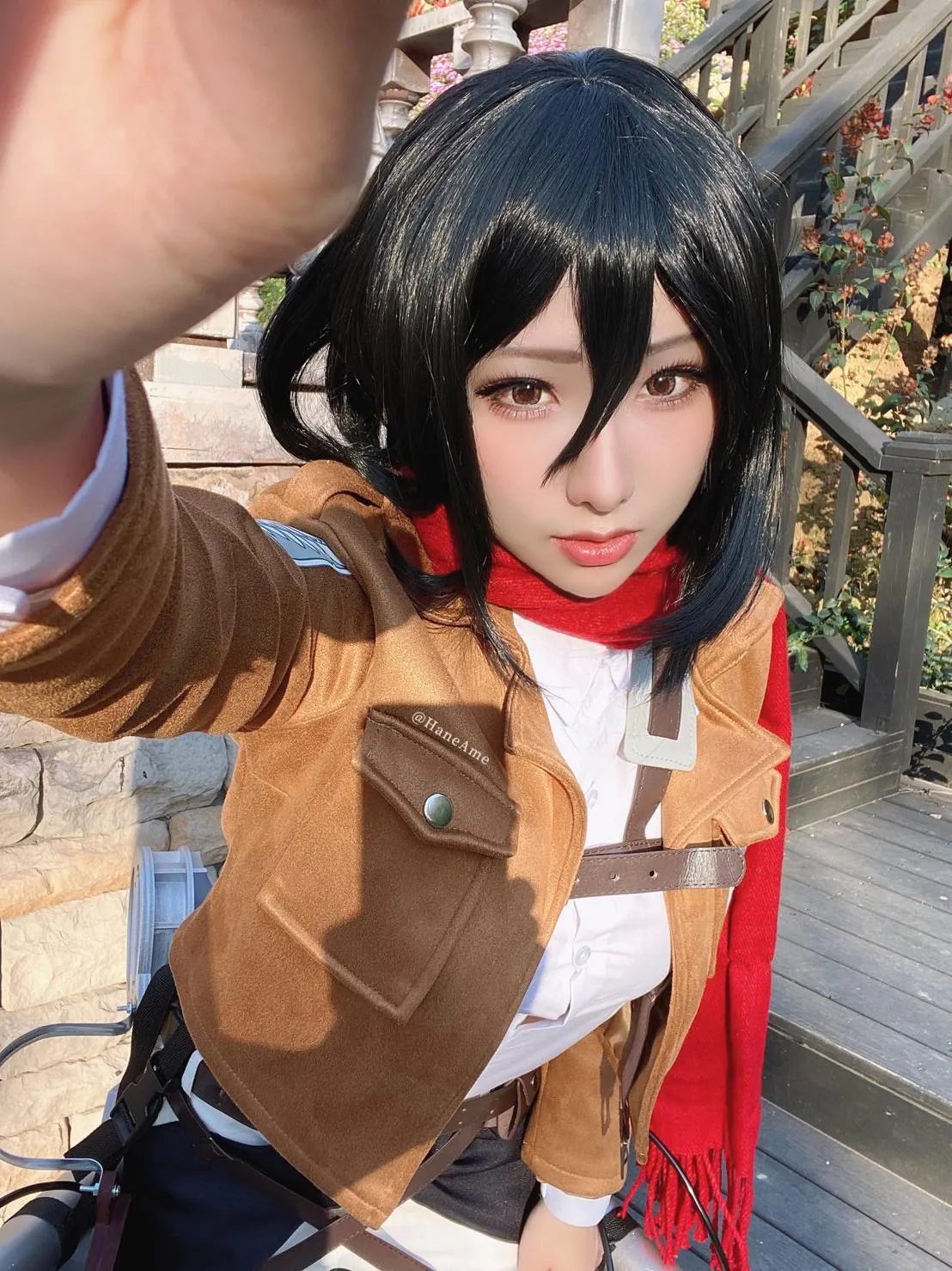 雨波_HaneAme Attack on _Mikasa_米卡沙 [49P]插图6