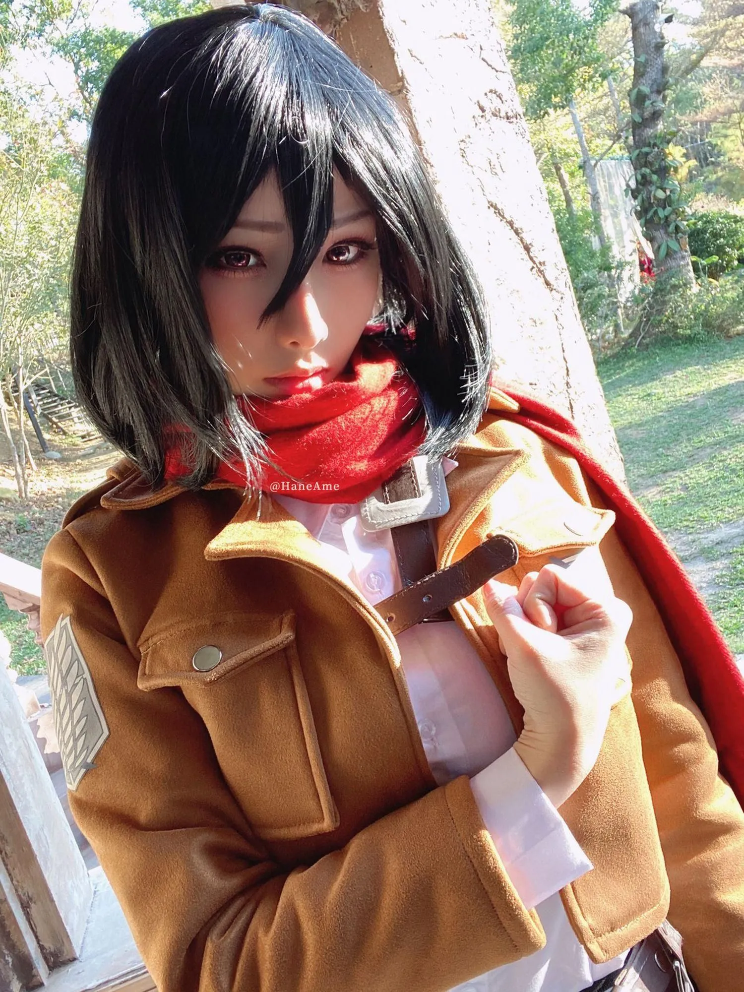 雨波_HaneAme Attack on _Mikasa_米卡沙 [49P]插图7