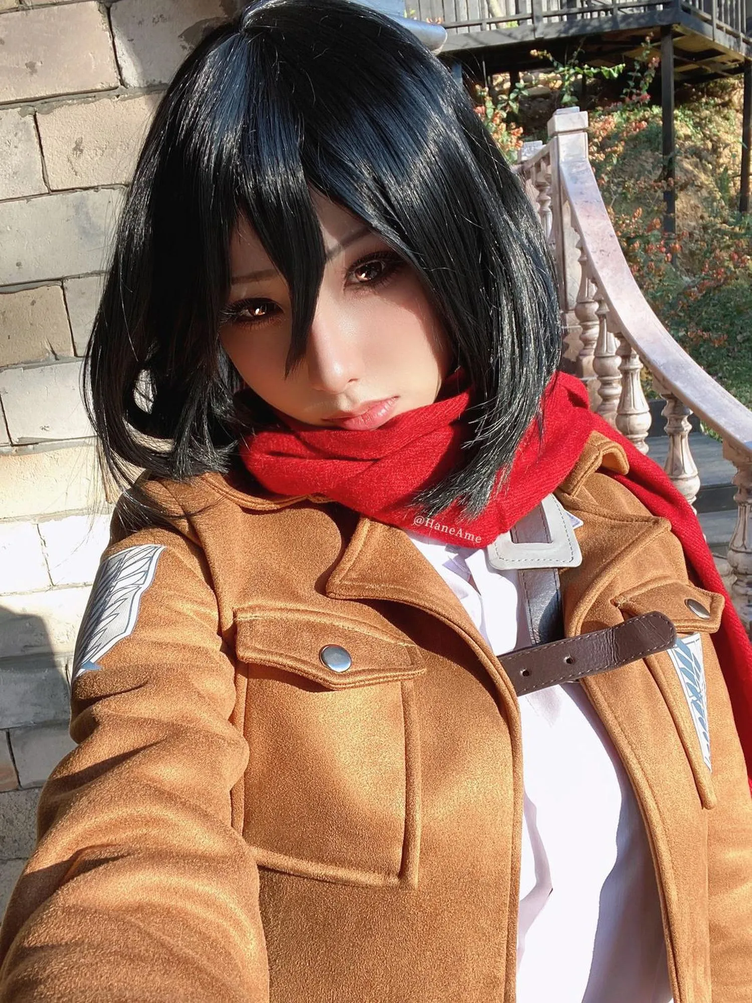 雨波_HaneAme Attack on _Mikasa_米卡沙 [49P]插图8
