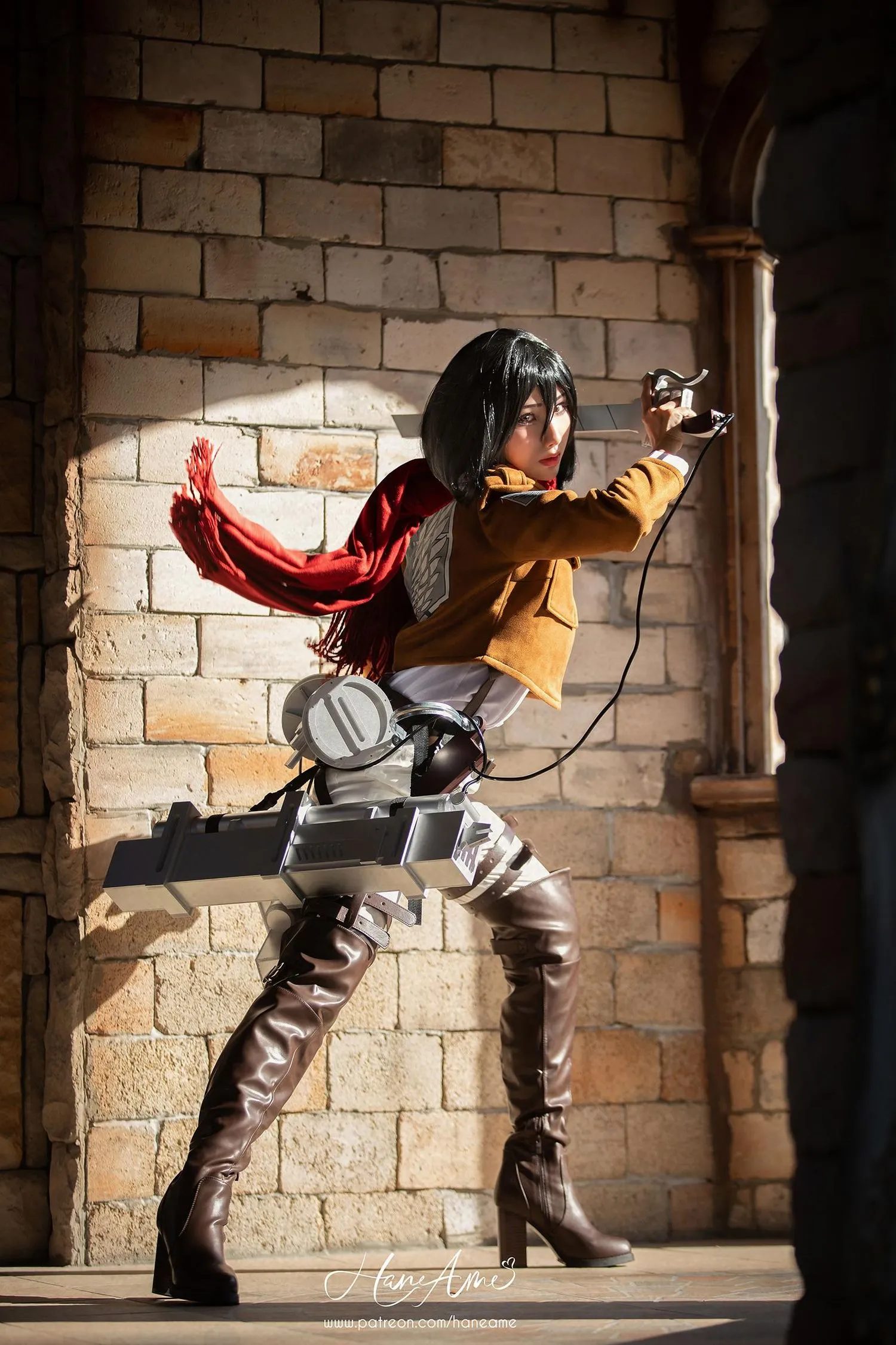 雨波_HaneAme Attack on _Mikasa_米卡沙 [49P]插图1