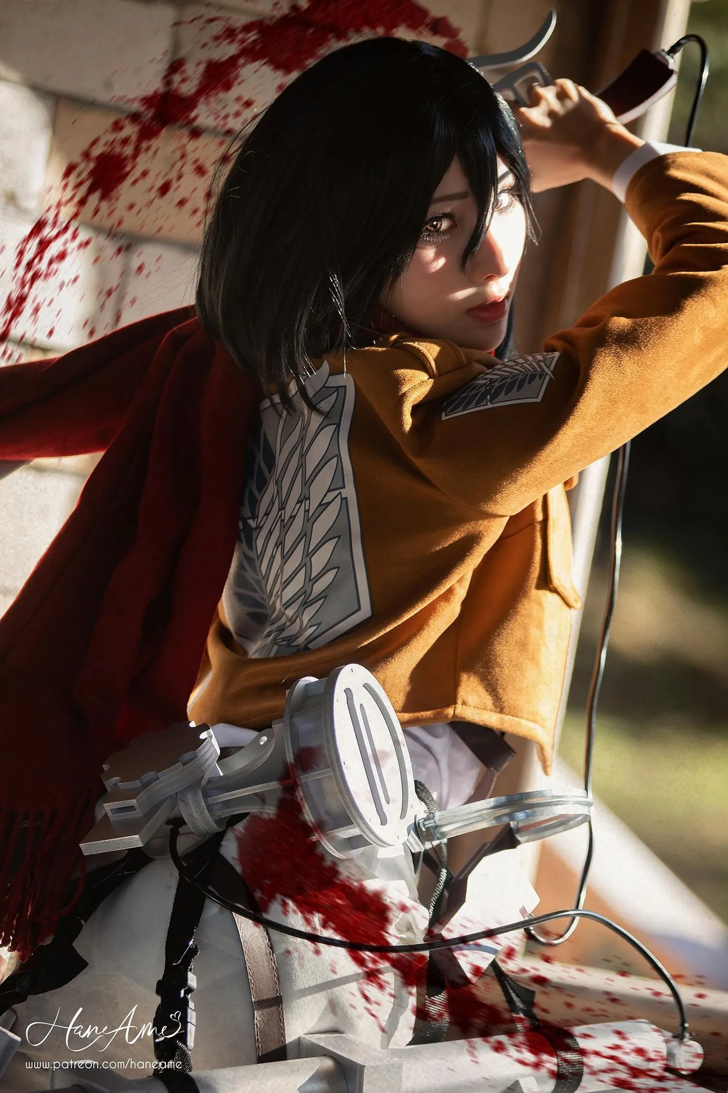 雨波_HaneAme Attack on _Mikasa_米卡沙 [49P]插图3