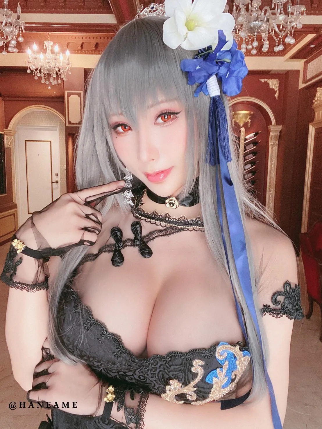 雨波_HaneAme AzurLane_Saint.Louis_路易九世旗袍 [29P]插图5