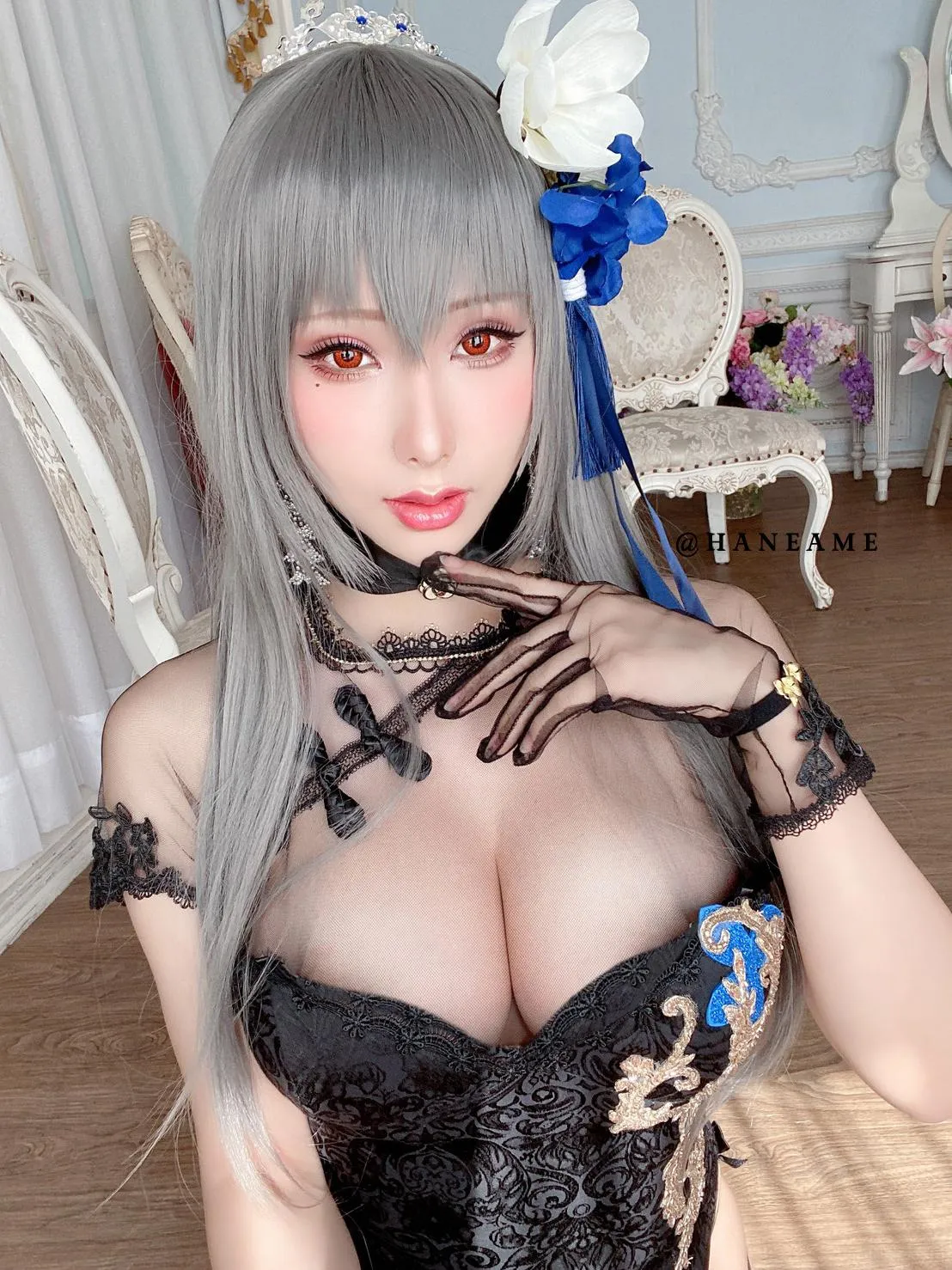 雨波_HaneAme AzurLane_Saint.Louis_路易九世旗袍 [29P]插图6