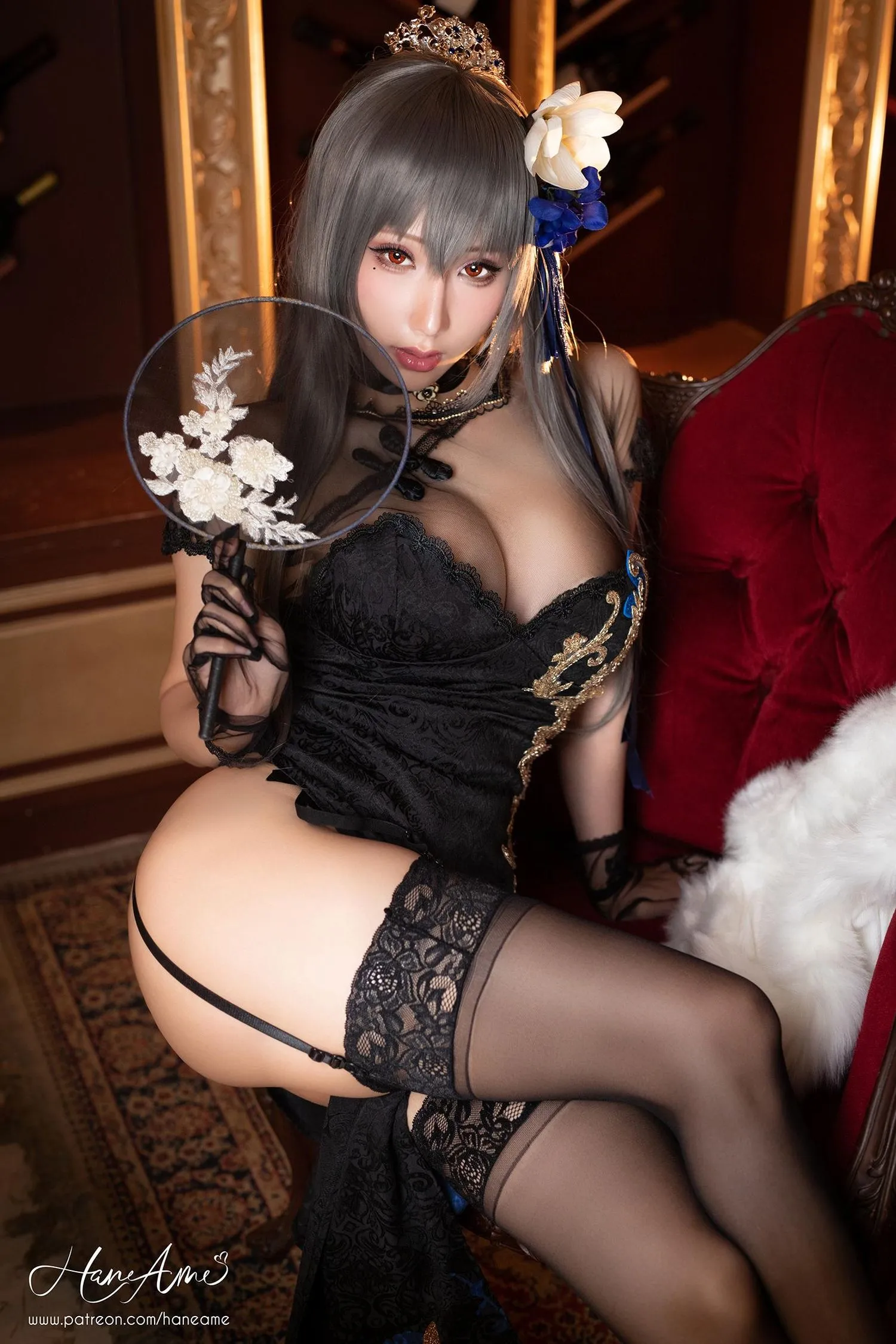 雨波_HaneAme AzurLane_Saint.Louis_路易九世旗袍 [29P]插图