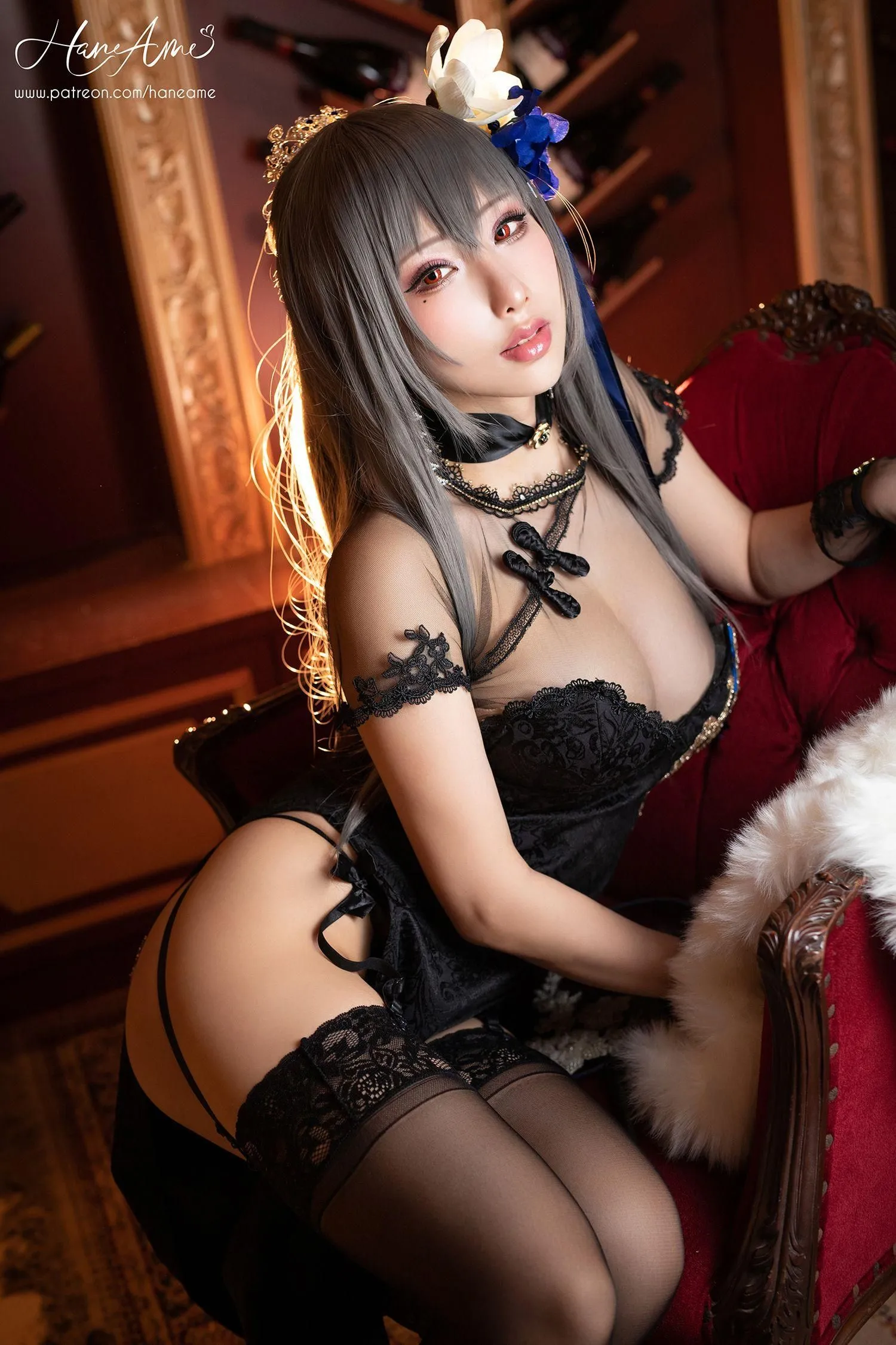雨波_HaneAme AzurLane_Saint.Louis_路易九世旗袍 [29P]插图1