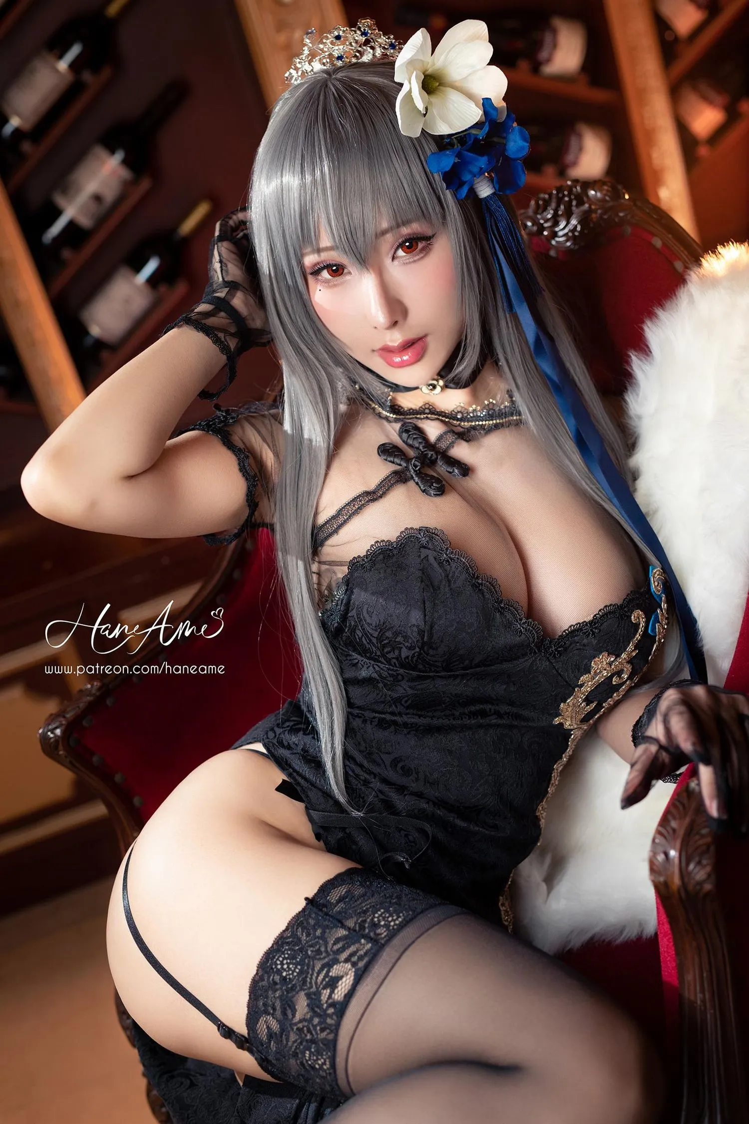 雨波_HaneAme AzurLane_Saint.Louis_路易九世旗袍 [29P]插图2