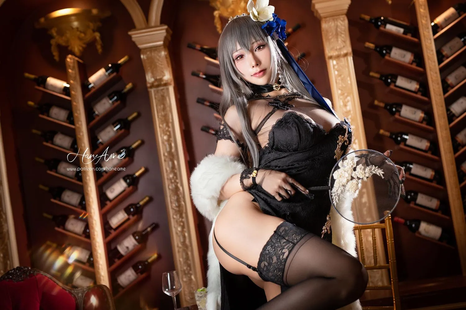 雨波_HaneAme AzurLane_Saint.Louis_路易九世旗袍 [29P]插图3
