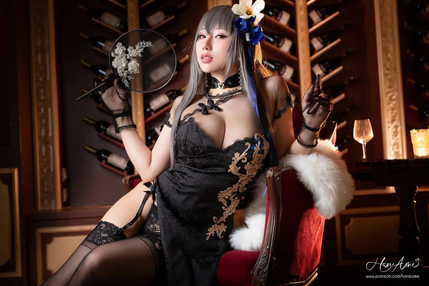 雨波_HaneAme AzurLane_Saint.Louis_路易九世旗袍 [29P]插图6