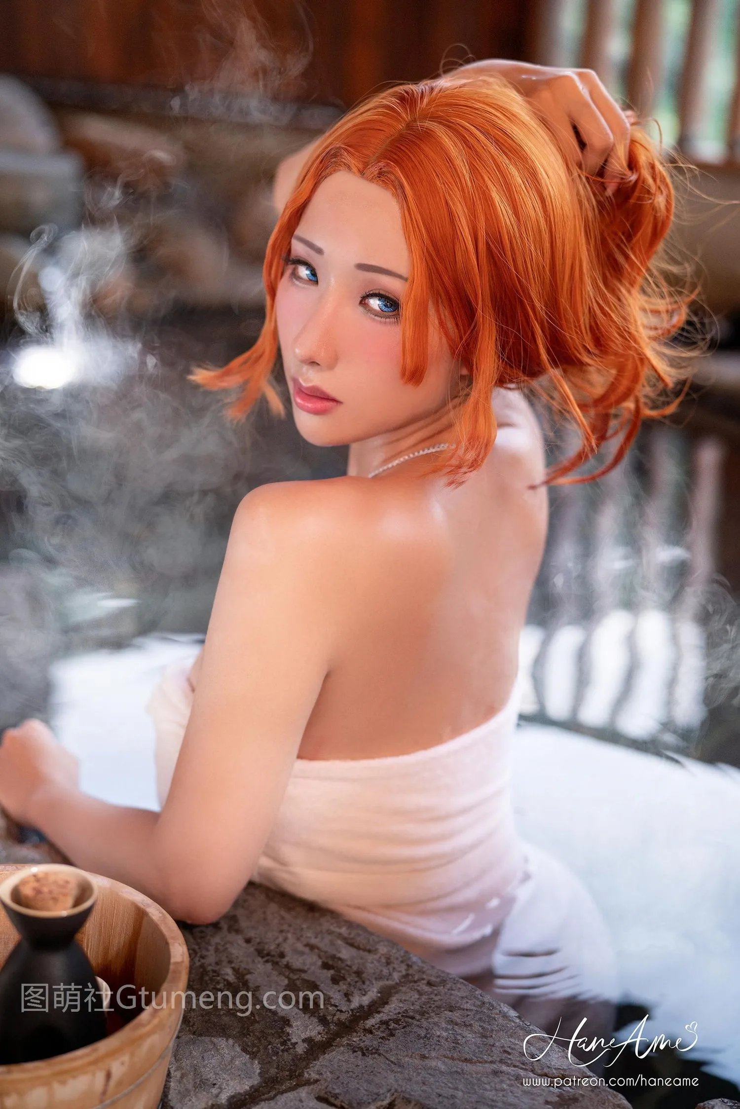 雨波_HaneAme Bleach_Rangiku 11月等级4_松本乱菊 温泉 [38P]插图7