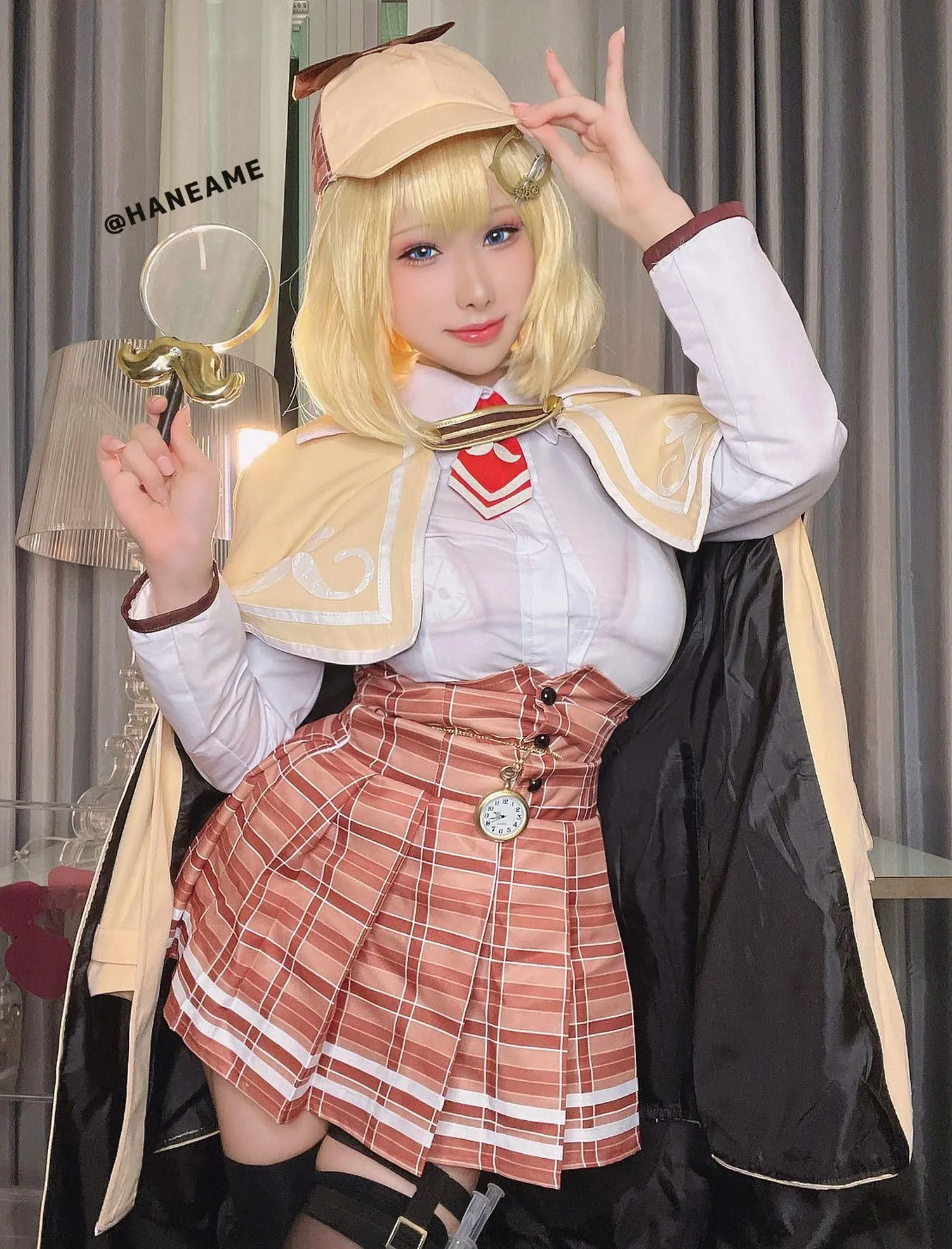 雨波_HaneAme Hane Ame (雨波) – Amelia Waston (Hololive) 比基尼 [8P]插图5