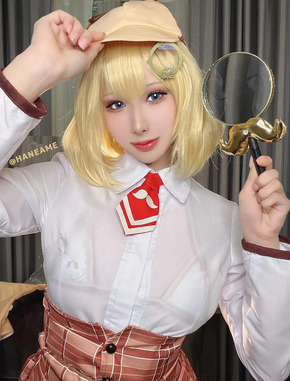 雨波_HaneAme Hololive_Amelia Waston_Unifrom制服 [20P]插图7