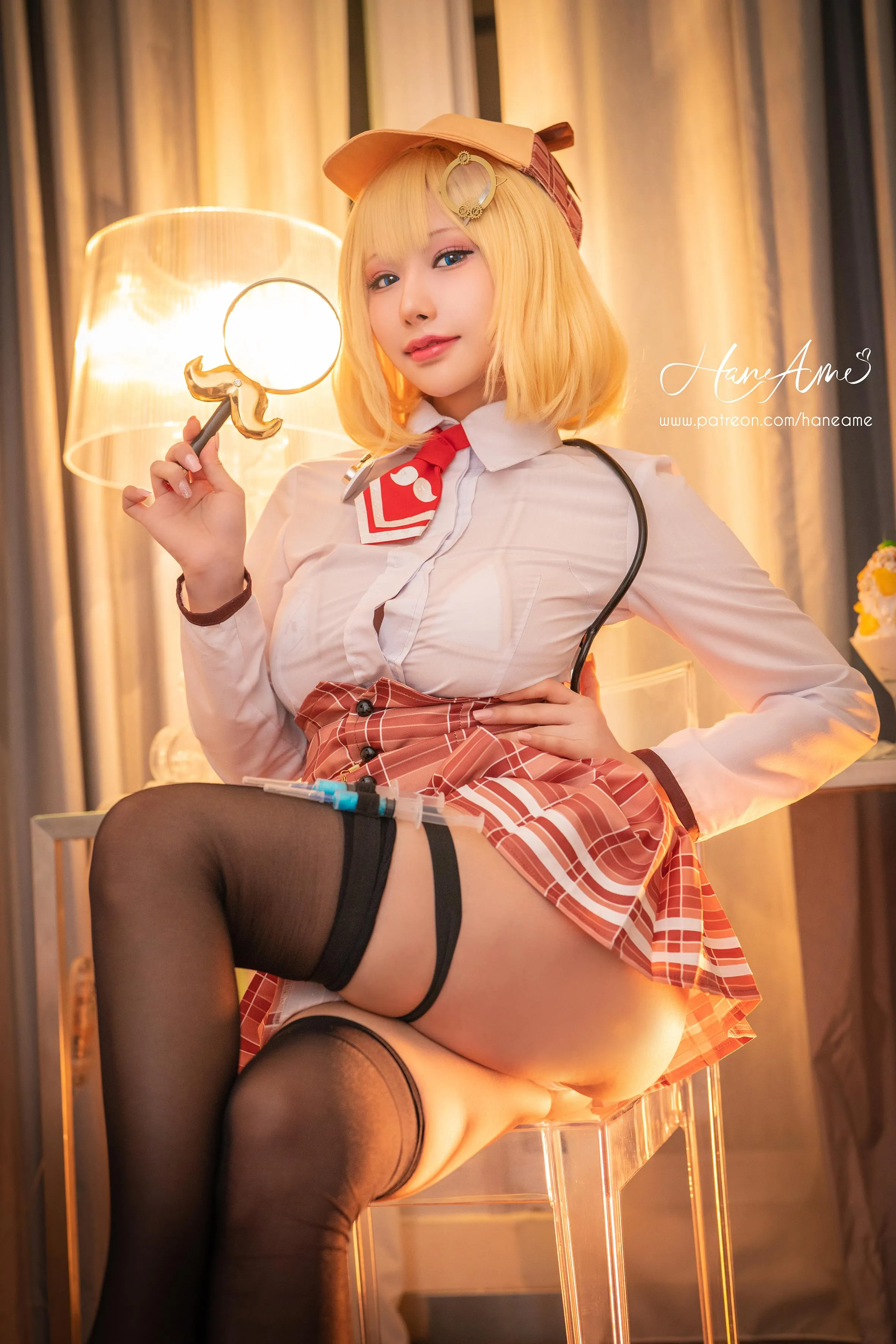 雨波_HaneAme Hololive_Amelia Waston_Unifrom制服 [20P]插图3