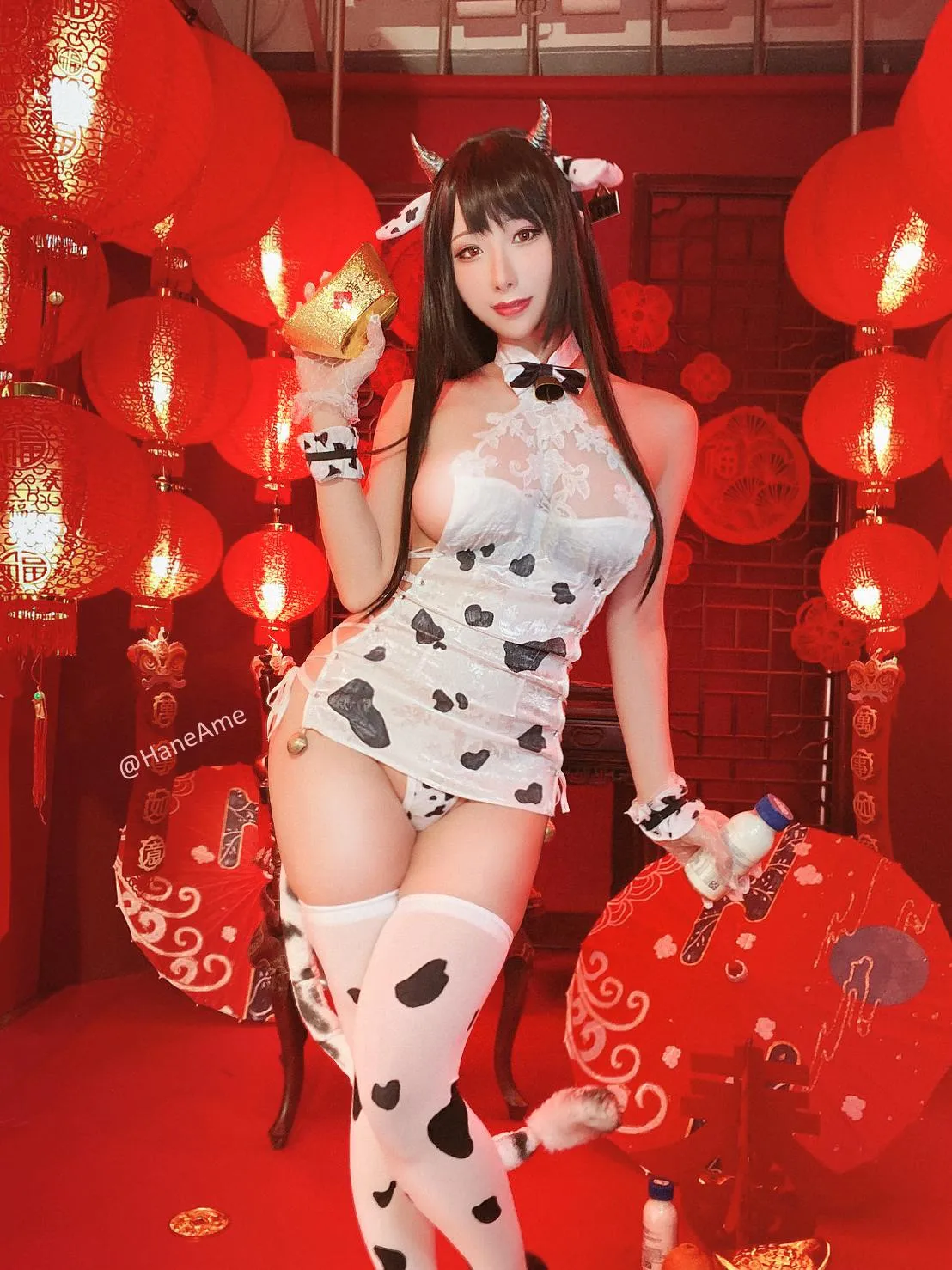 雨波_HaneAme Original_Cow_qipao [31P]插图4