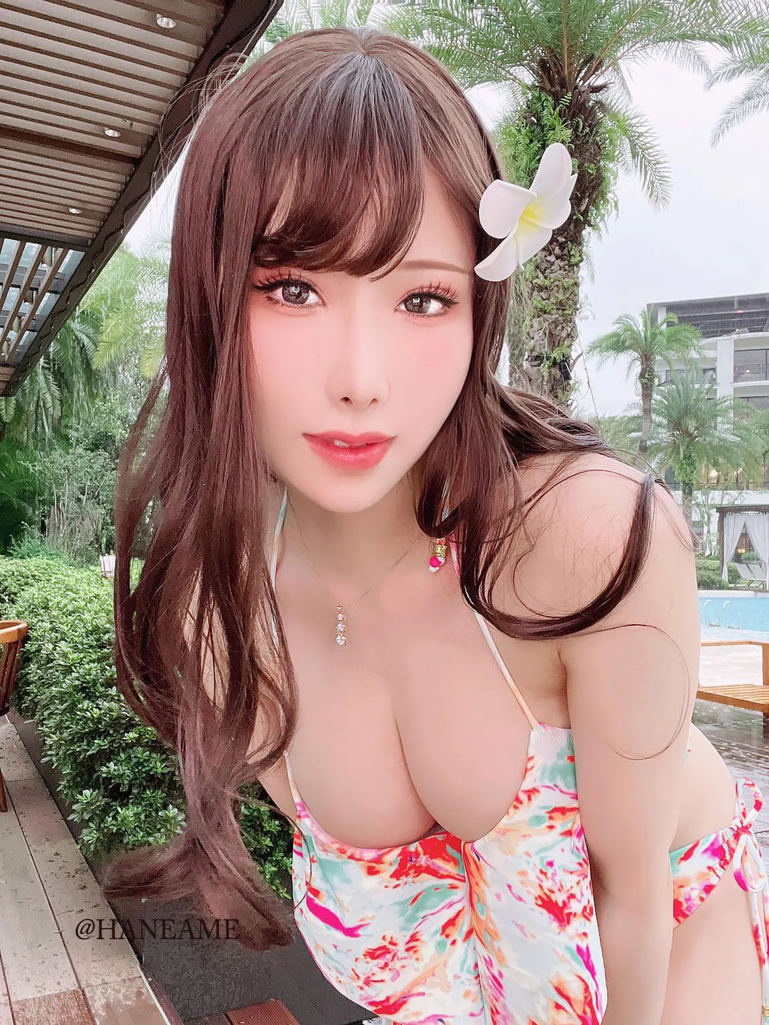 雨波_HaneAme Original_Flower swimsuit_燦花泳裝 [22P]插图5