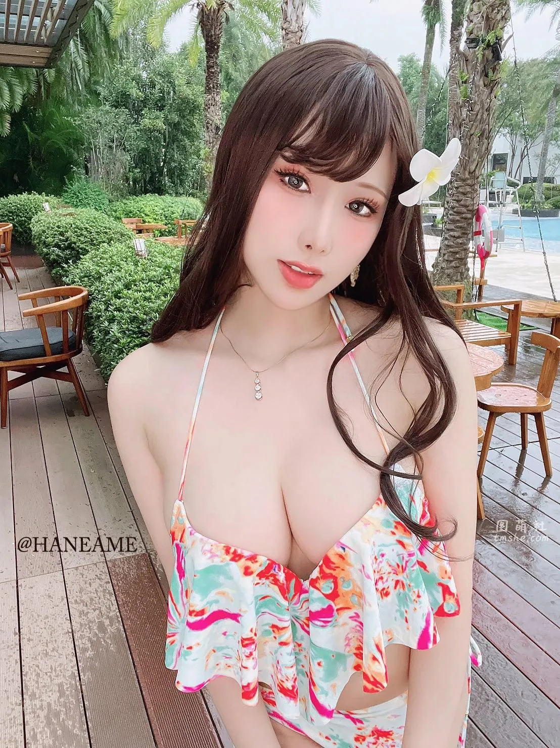 雨波_HaneAme Original_Flower swimsuit_燦花泳裝 [22P]插图8
