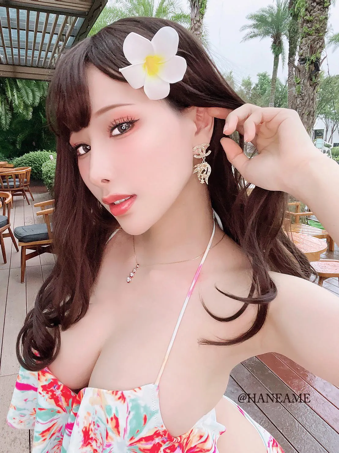 雨波_HaneAme Original_Flower swimsuit_燦花泳裝 [22P]插图9