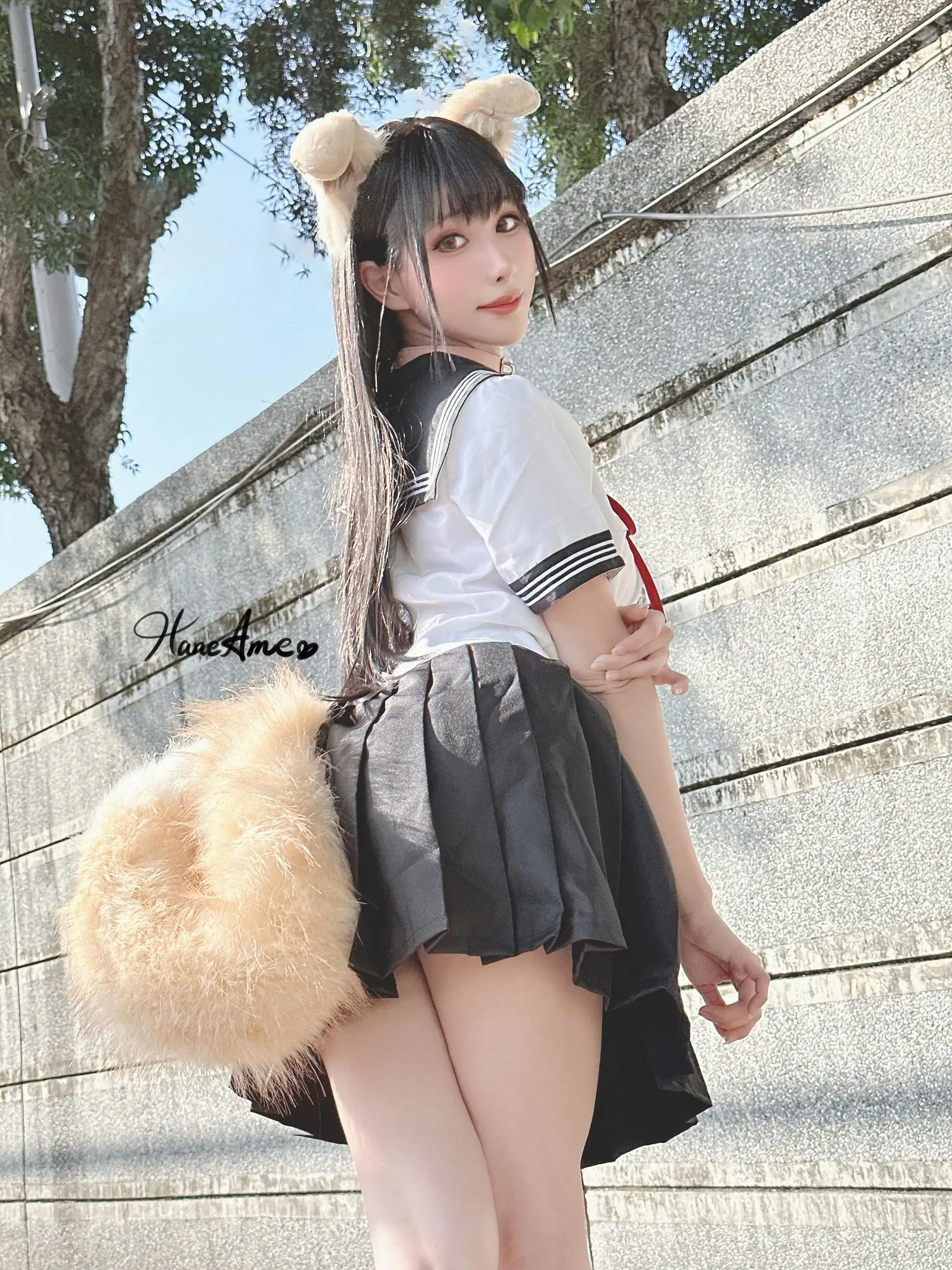 雨波_HaneAme Original_Shiba JK_柴犬學妹波波 [51P]插图