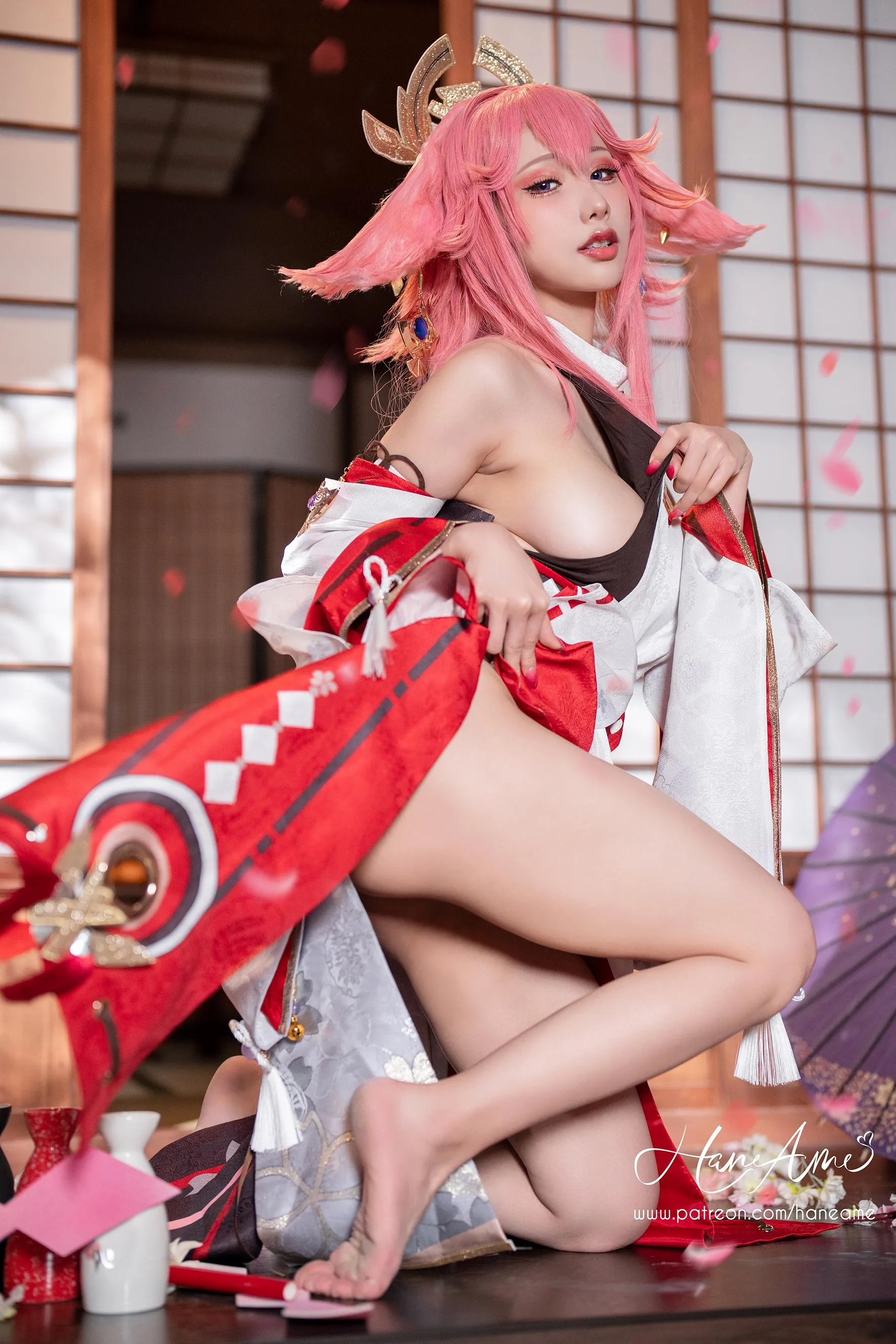 雨波_HaneAme」原神 – 八重神子(34P96MB) [34P]插图5