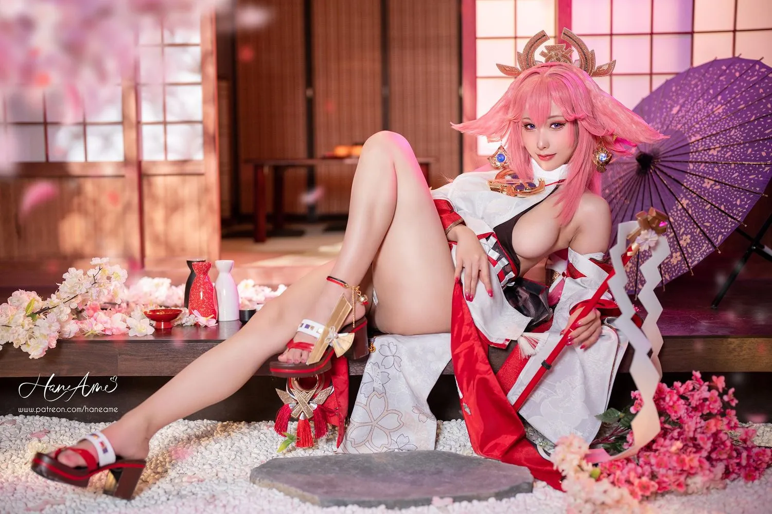 雨波_HaneAme」原神 – 八重神子(34P96MB) [34P]插图