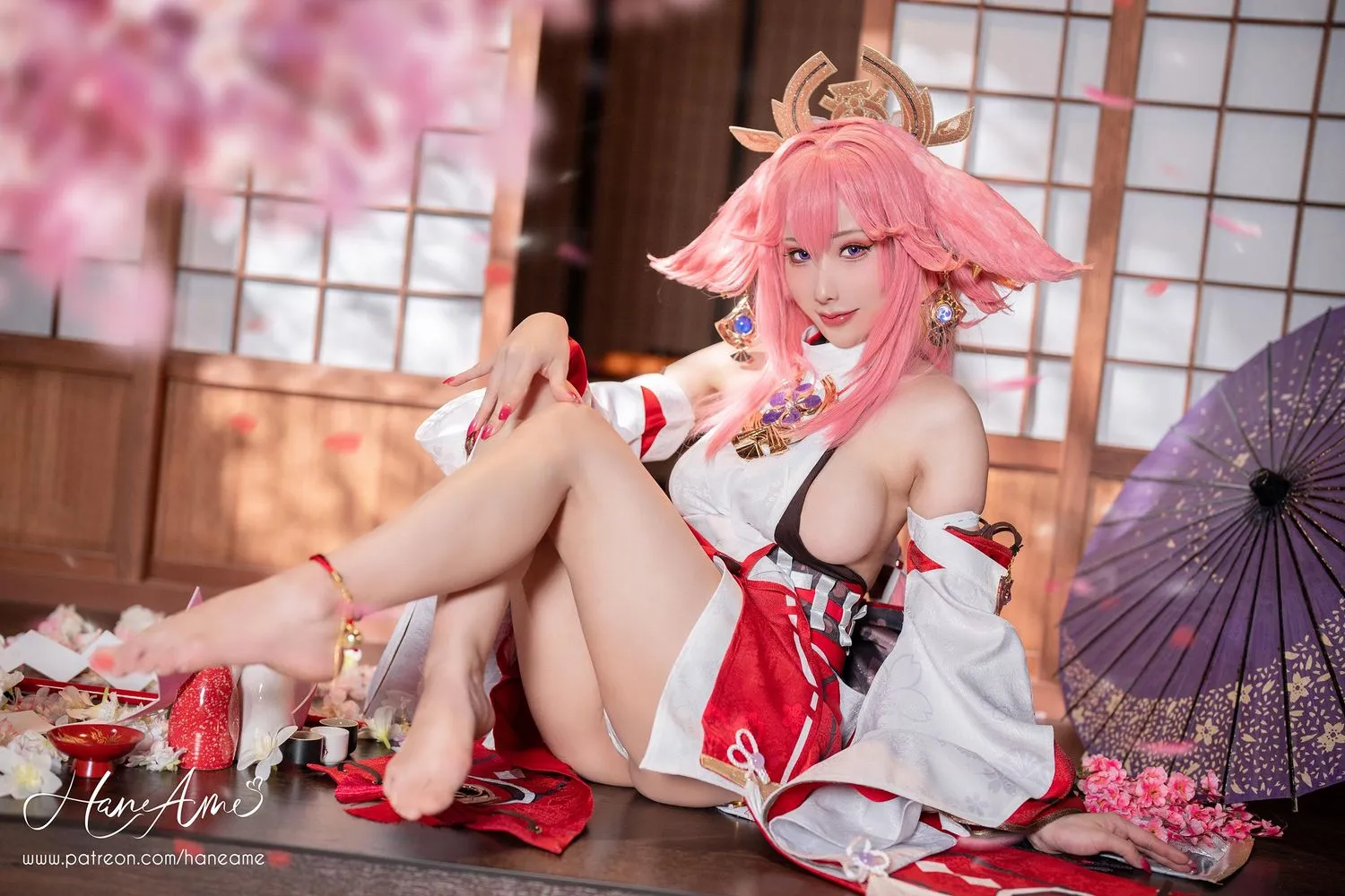 雨波_HaneAme」原神 – 八重神子(34P96MB) [34P]插图3