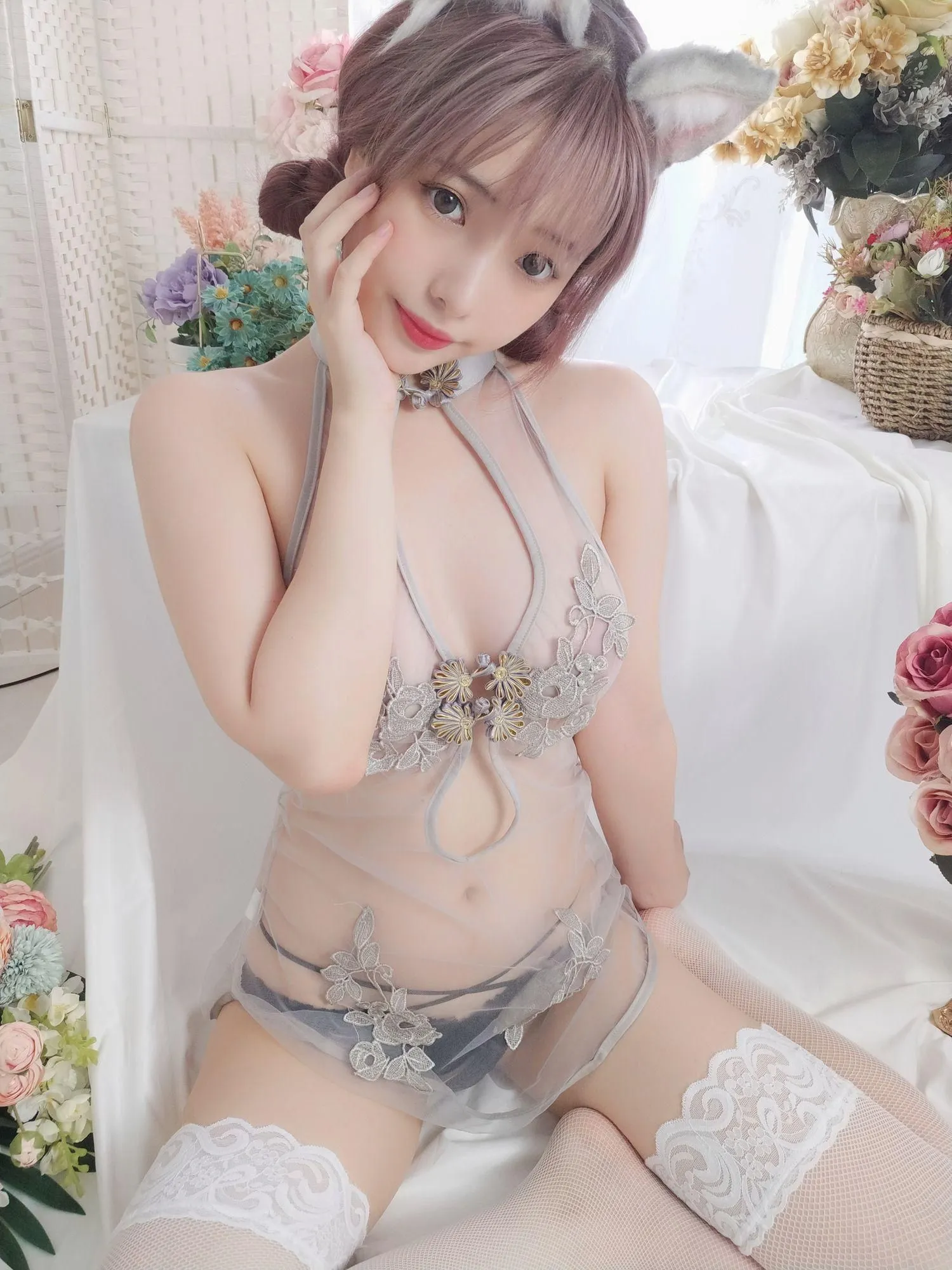 雯妹不讲道理 – NO.40 八月套餐-旗袍 [35P]插图