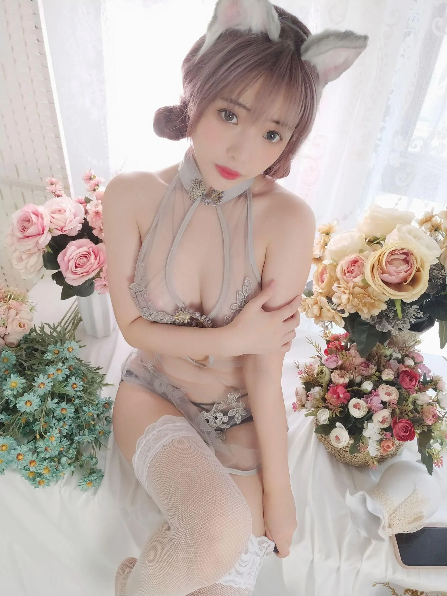 雯妹不讲道理 – NO.40 八月套餐-旗袍 [35P]插图