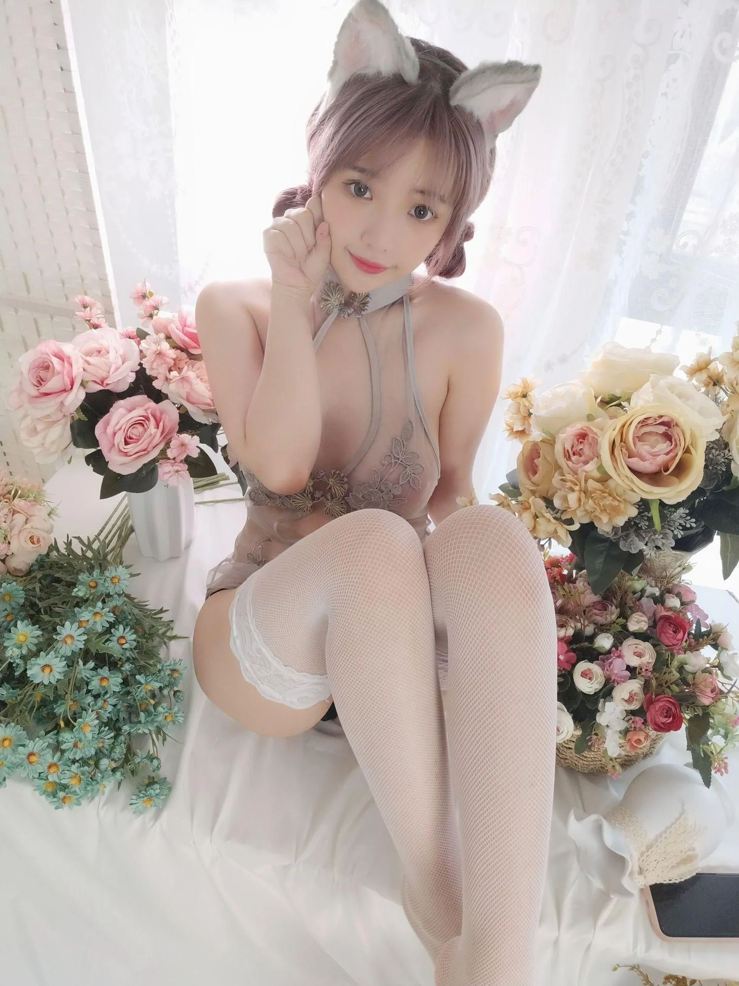 雯妹不讲道理 – NO.40 八月套餐-旗袍 [35P]插图2