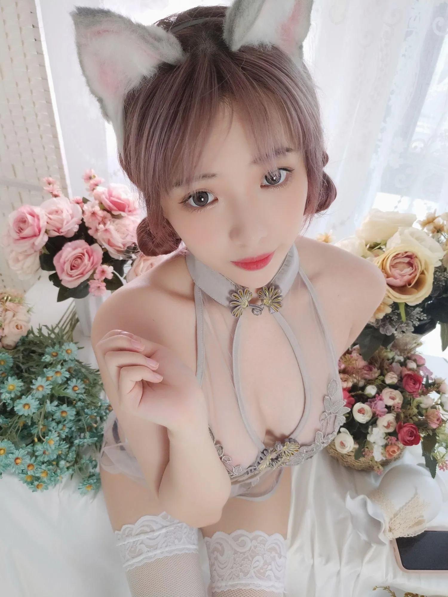 雯妹不讲道理 – NO.40 八月套餐-旗袍 [35P]插图3