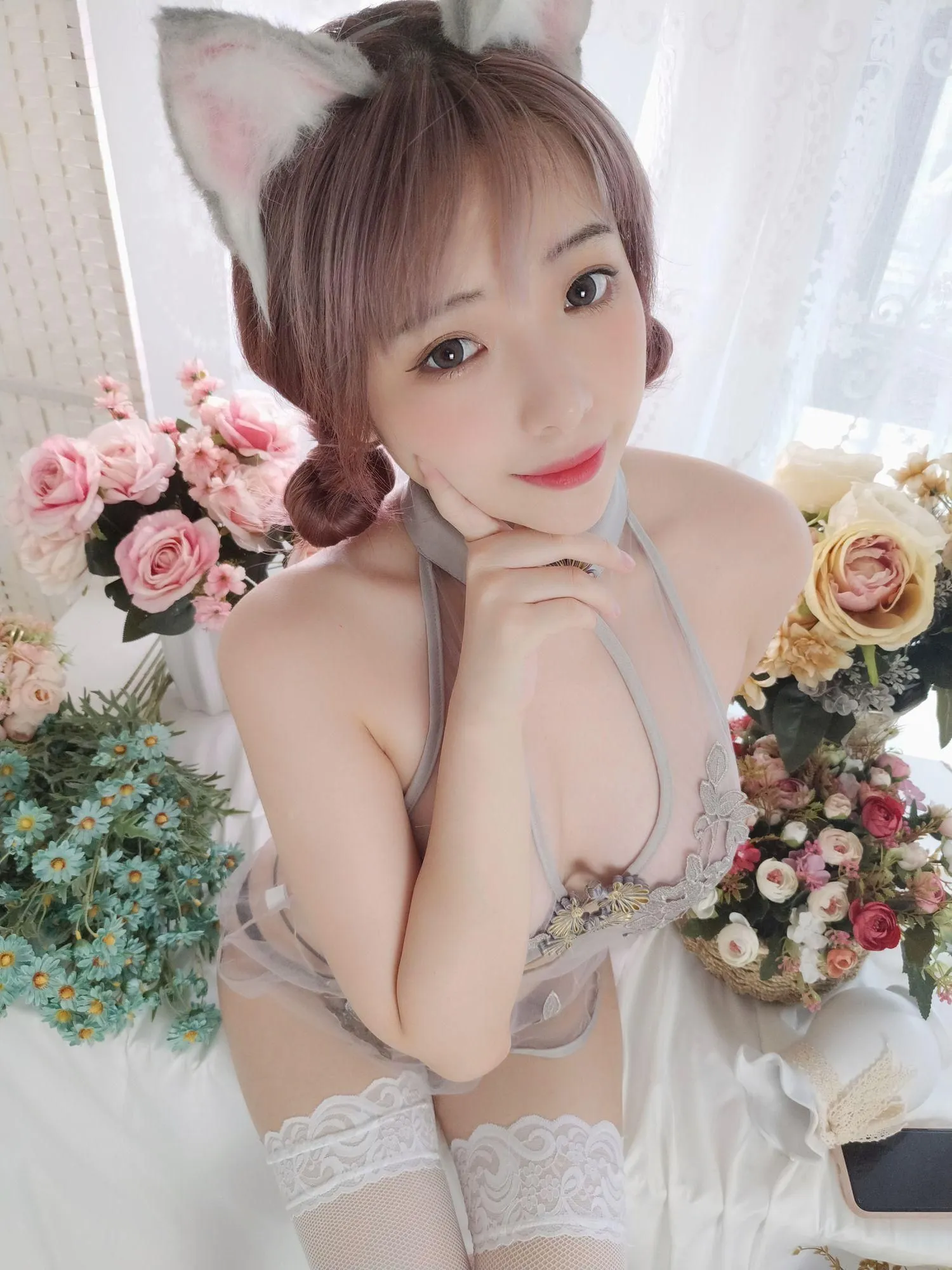雯妹不讲道理 – NO.40 八月套餐-旗袍 [35P]插图5