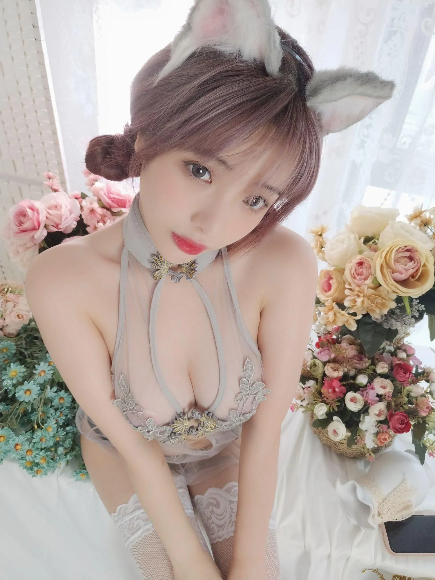 雯妹不讲道理 – NO.40 八月套餐-旗袍 [35P]插图8