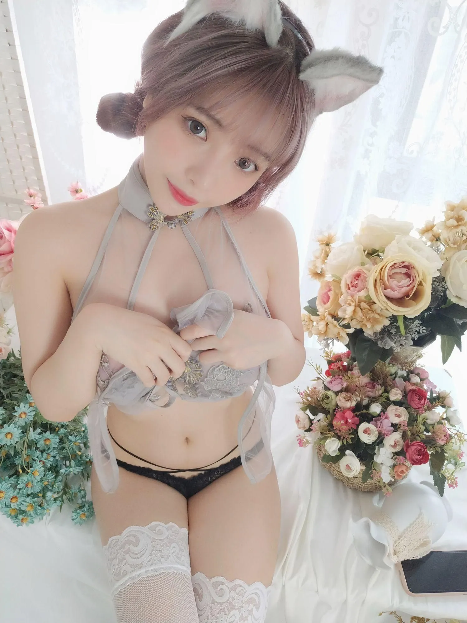 雯妹不讲道理 – NO.40 八月套餐-旗袍 [35P]插图9