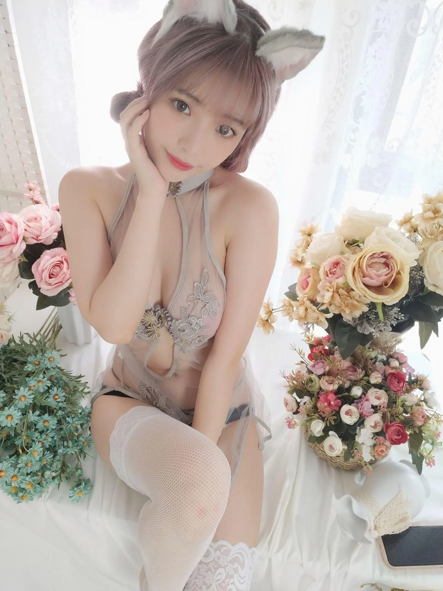 雯妹不讲道理 – NO.40 八月套餐-旗袍 [35P]插图1