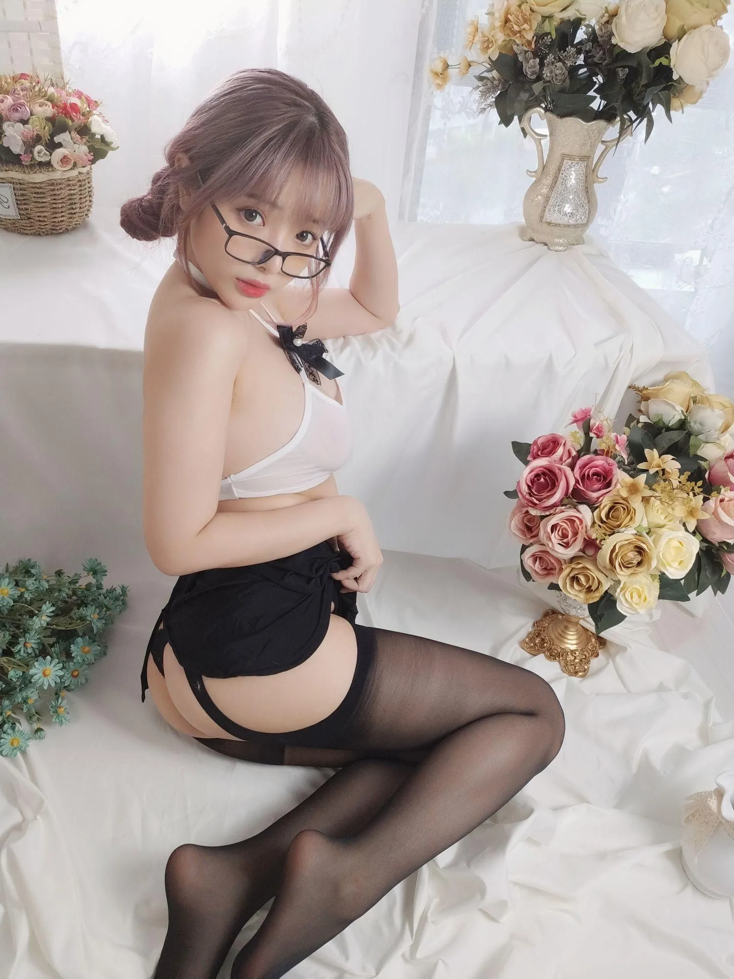 雯妹不讲道理 – NO.40 八月套餐-ol [45P]插图5